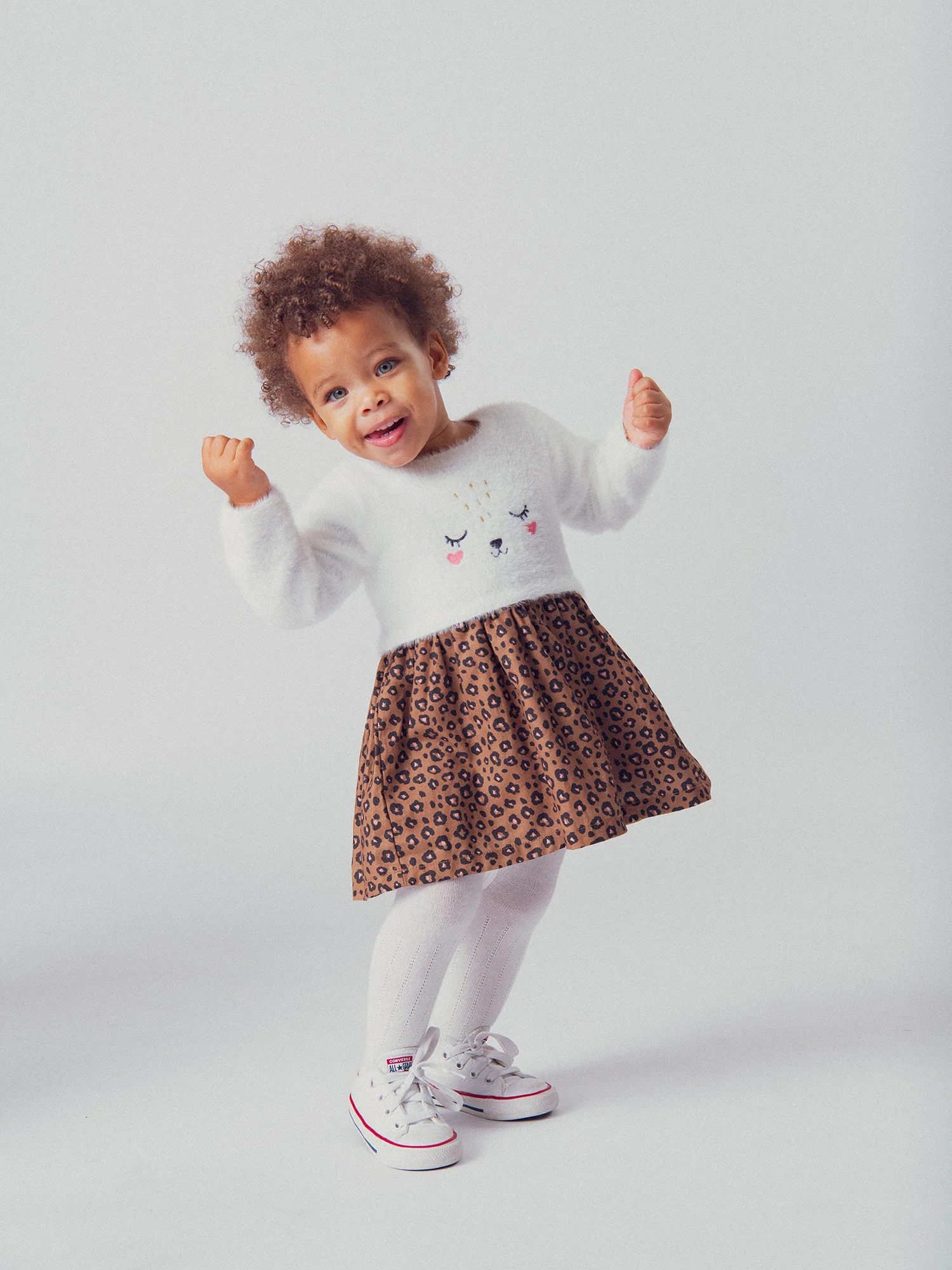 Abito leopardato per bambina - Image 2