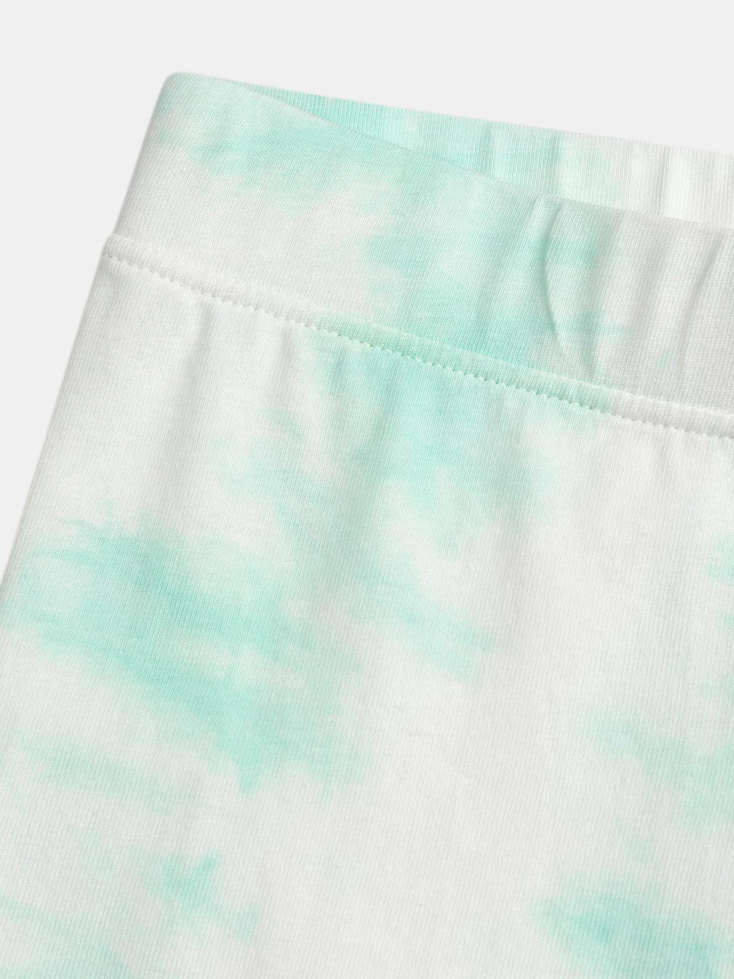 Shorts ciclista tie-dye blu per ragazze - Image 2