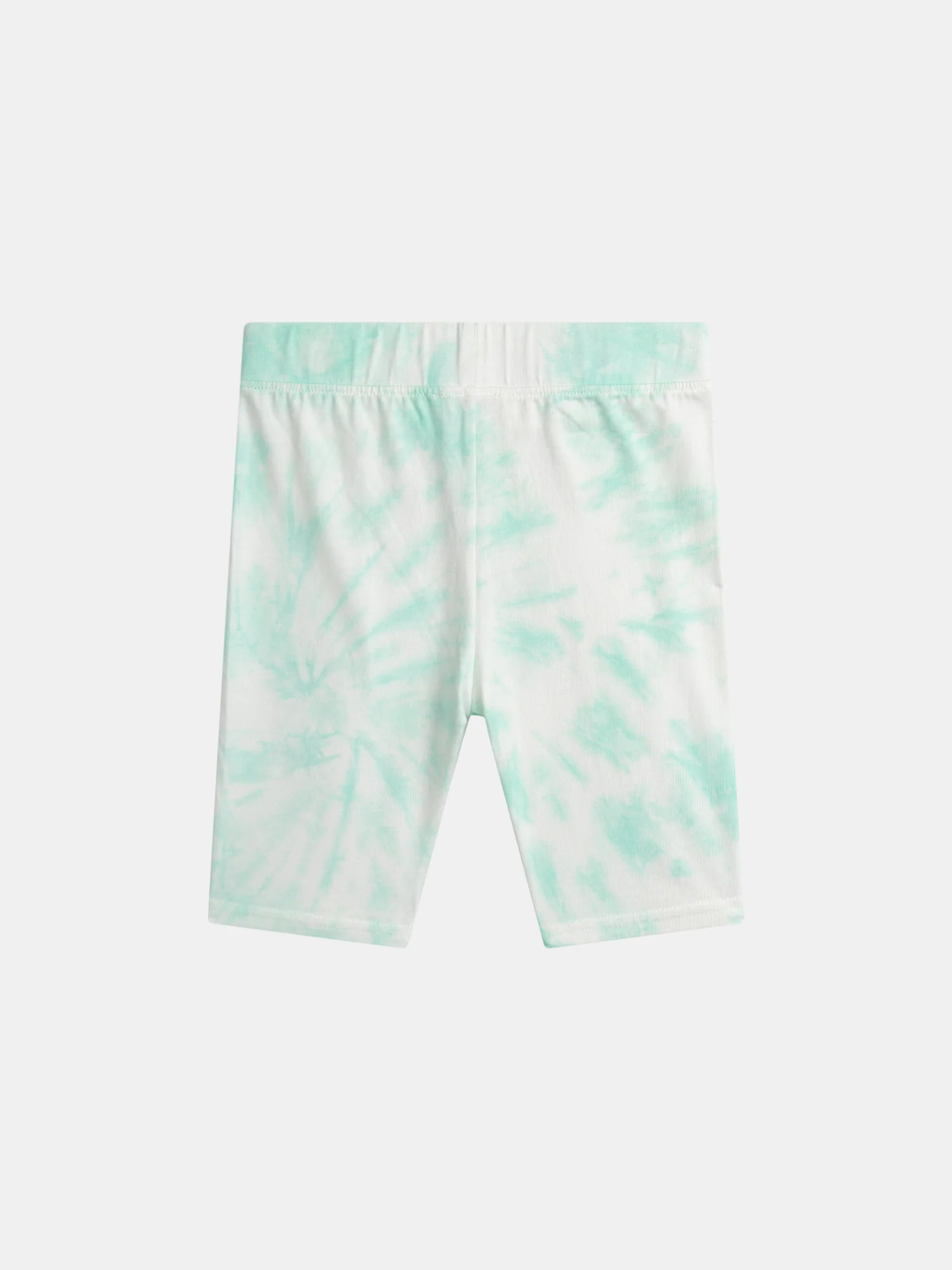 Shorts ciclista tie-dye blu per ragazze - Image 3