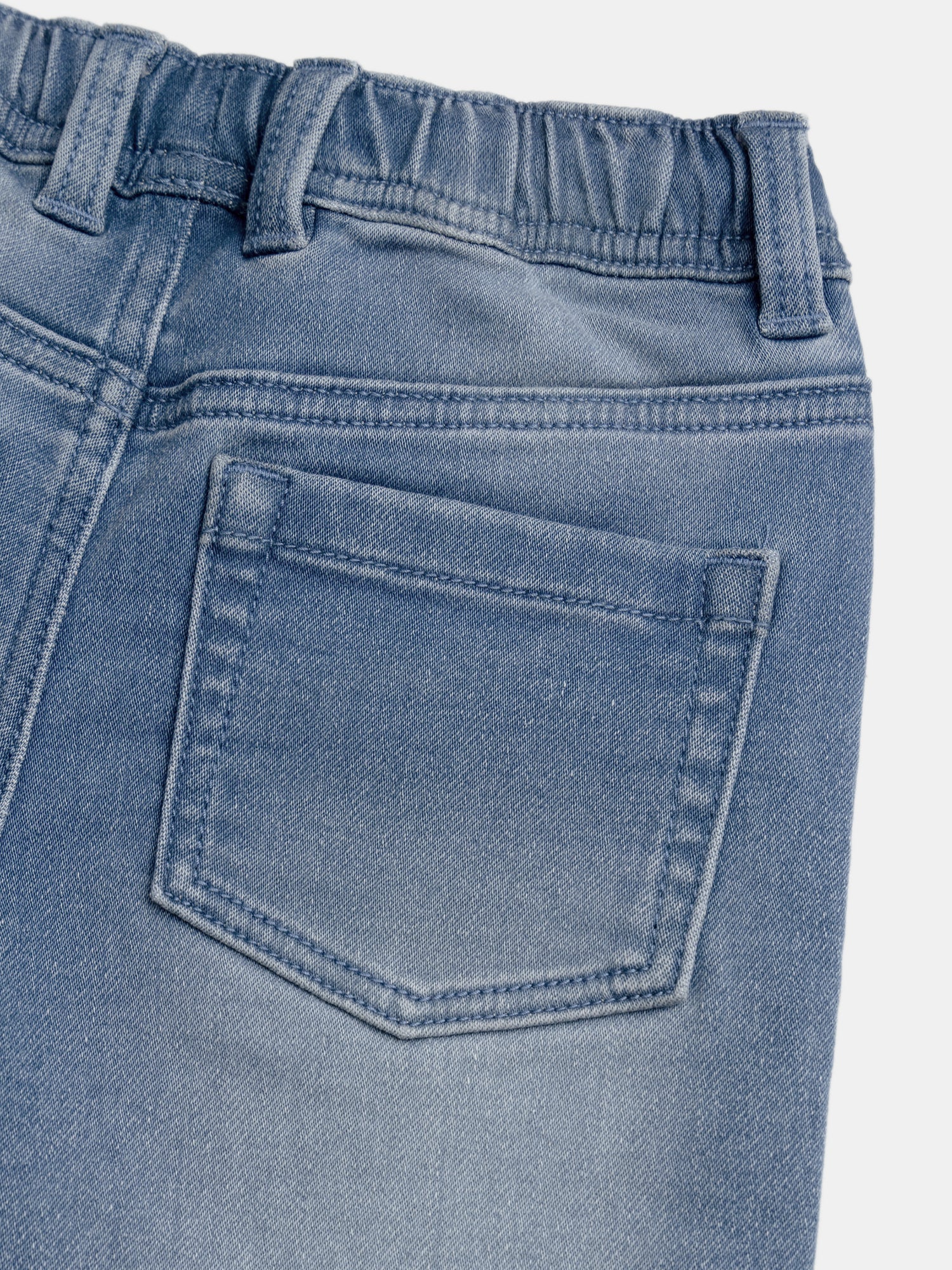 Bermuda in denim blu per ragazzo - Image 5