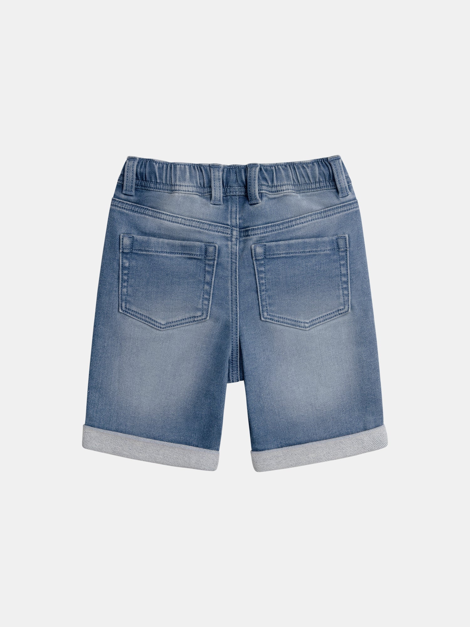 Bermuda in denim blu per ragazzo - Image 6
