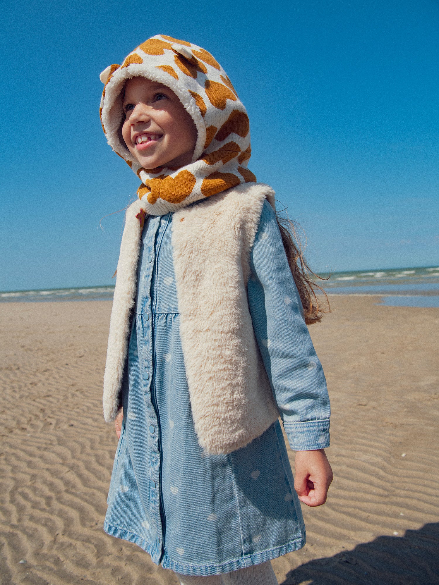 Cagoule con Stampa Cuore per Ragazze - Image 2