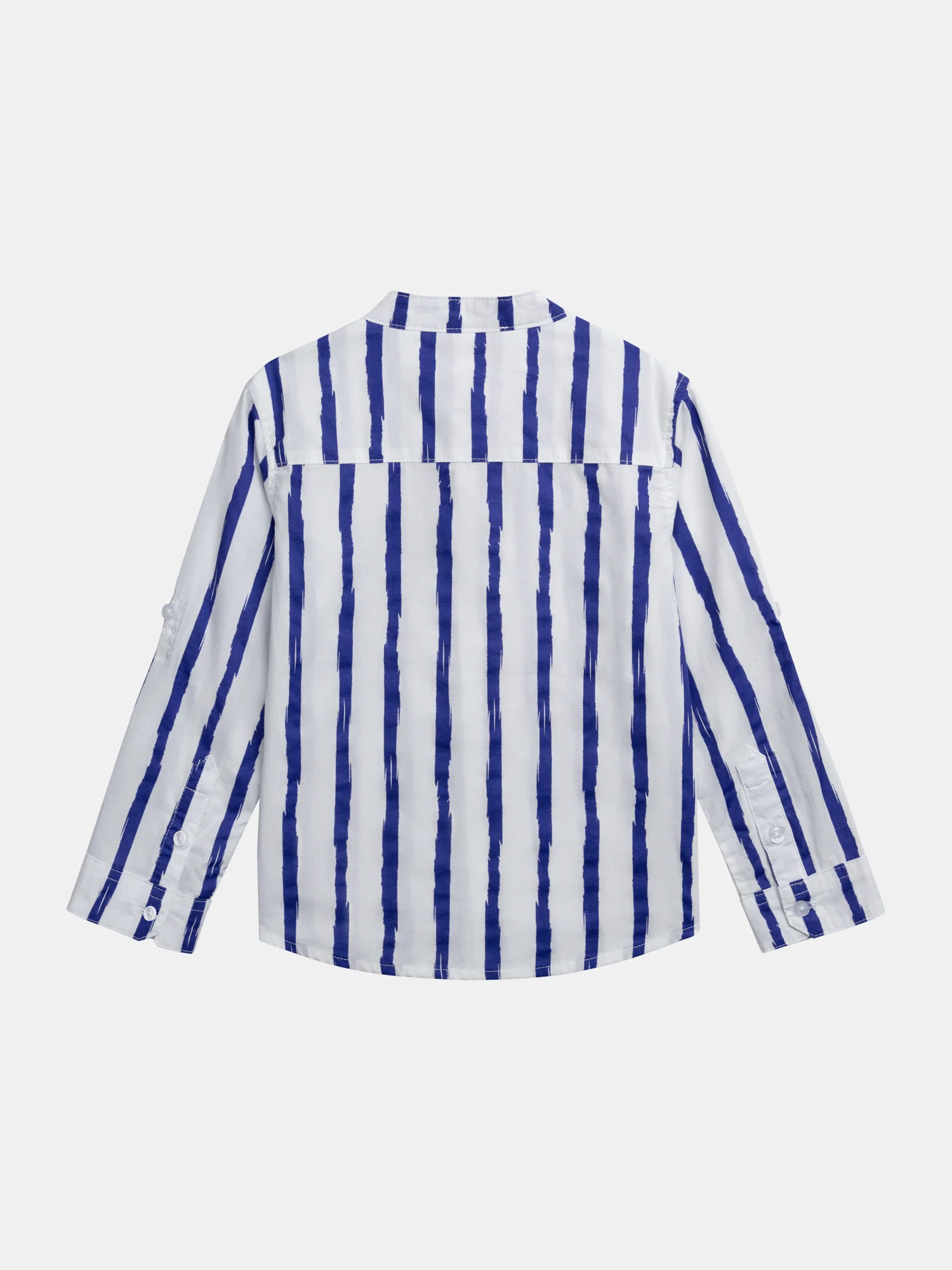 Camicia a strisce blu e bianche per ragazzi - Image 5