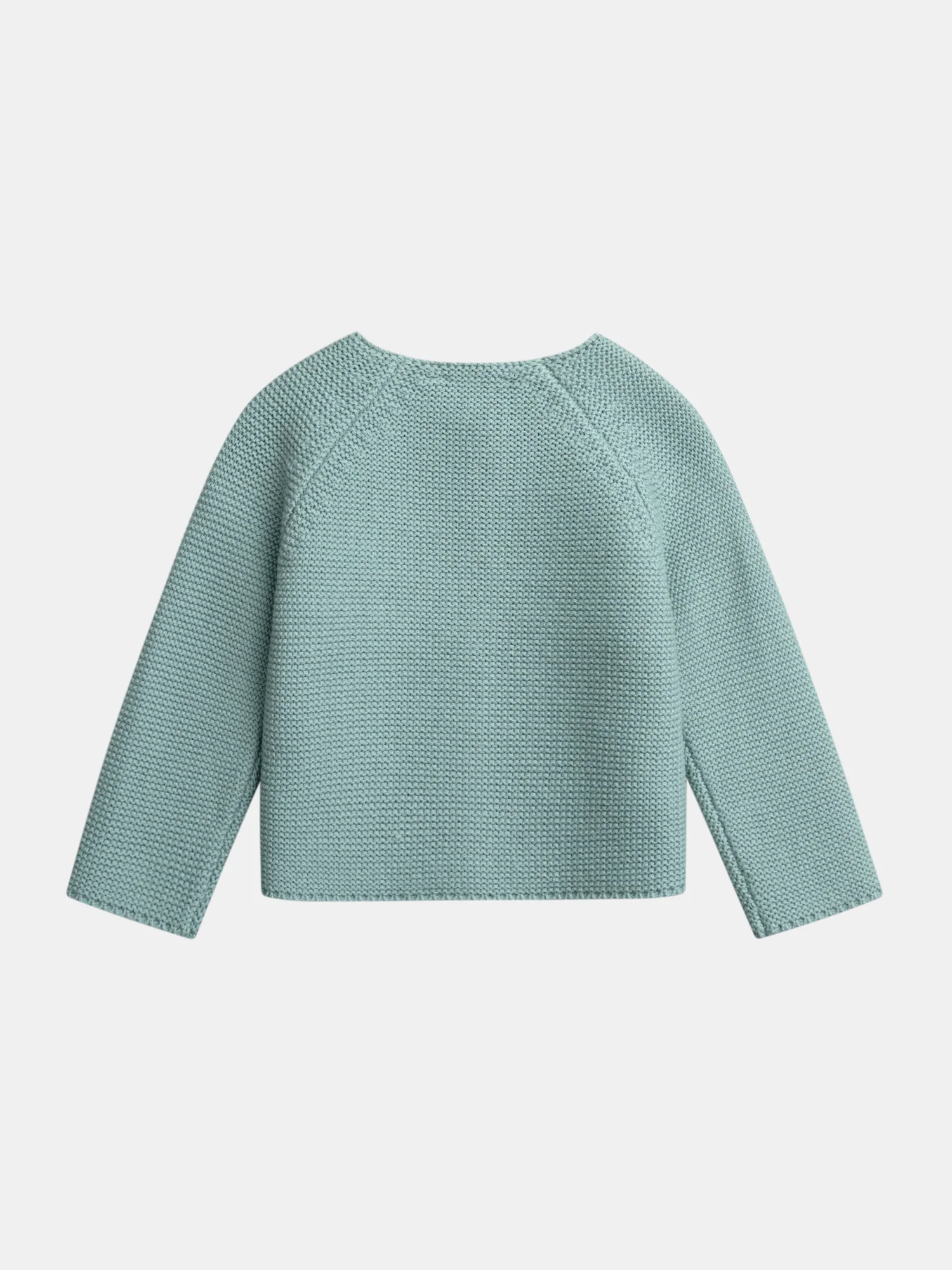 Cardigan in lana azzurro polvere per bambina - Image 8