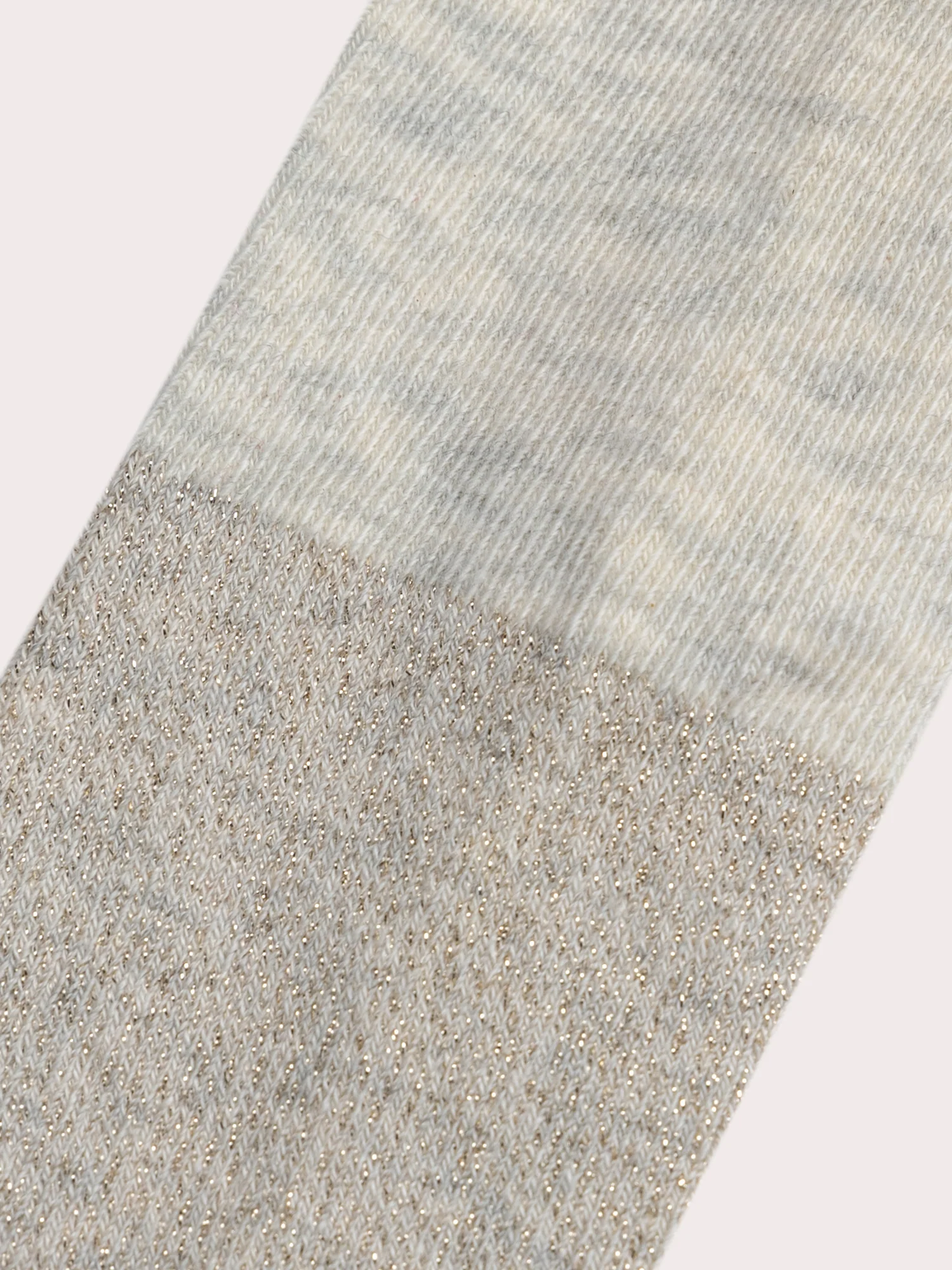 Collant Beige Lucidi per Bambina - Image 2