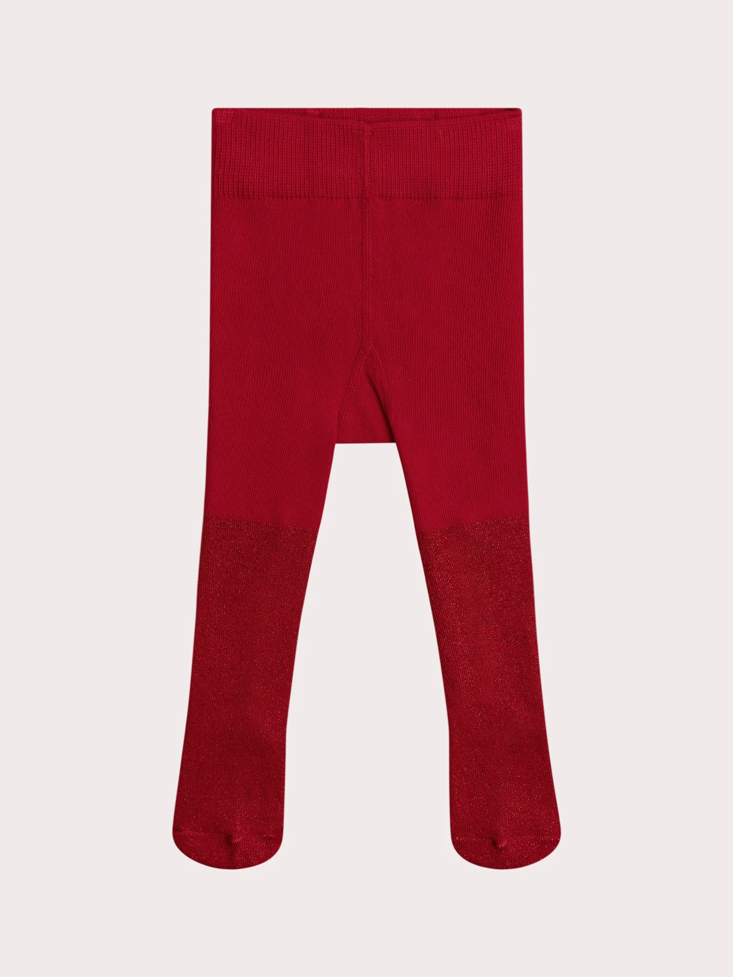 Collant rosso lucido per bambina