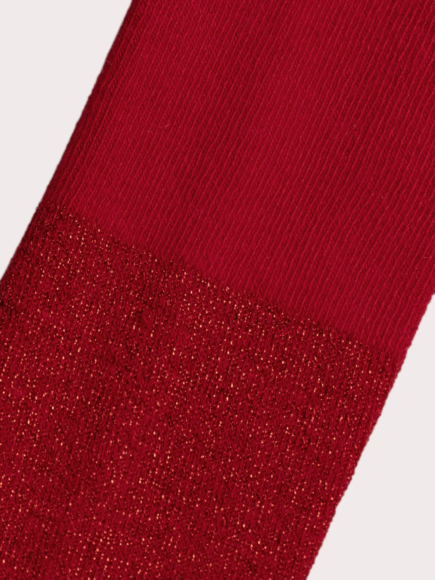 Collant rosso lucido per bambina - Image 2