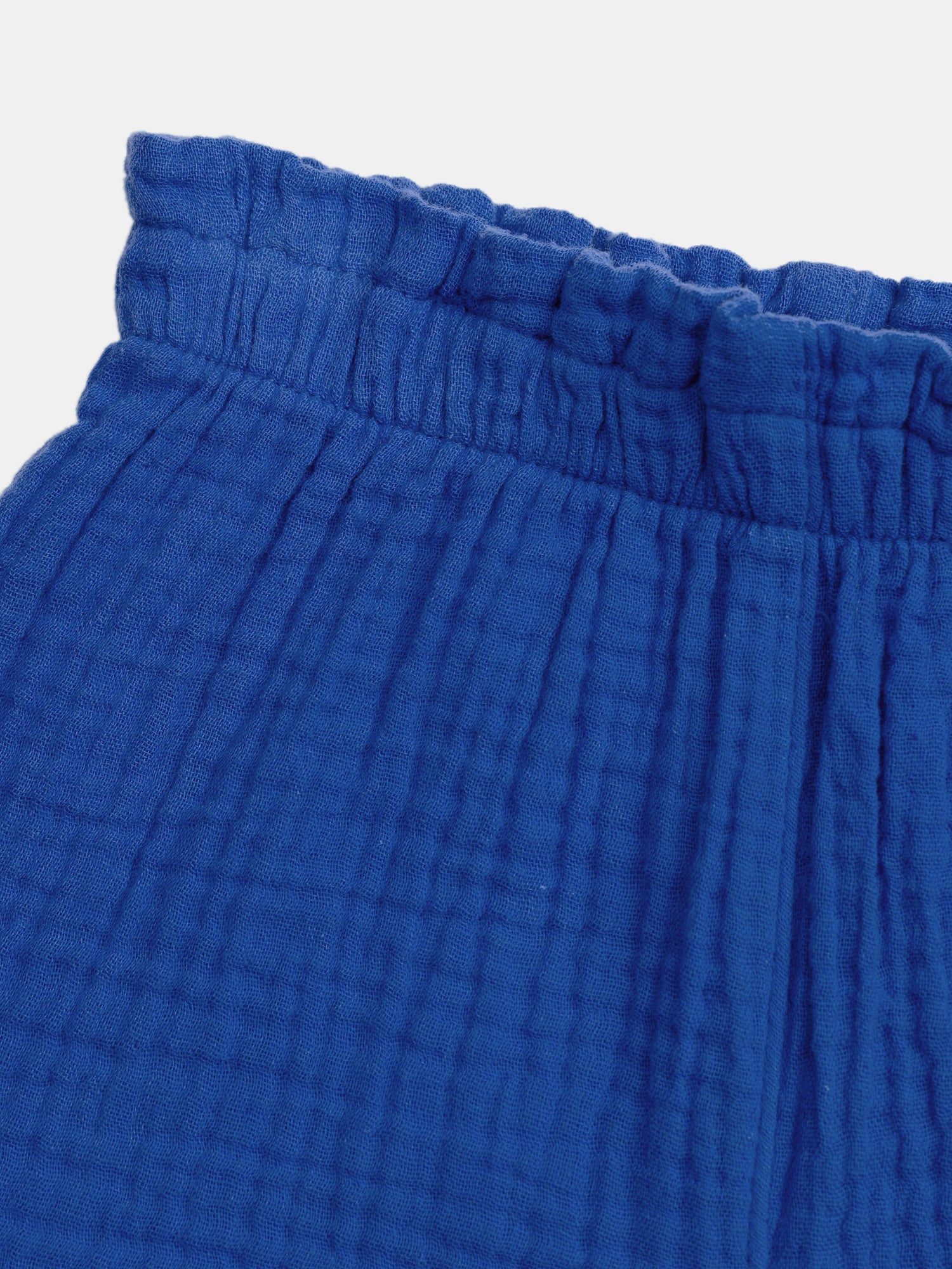 Completo Blu a Fiori e Pantaloni Corti Unici per Bambine - Image 8