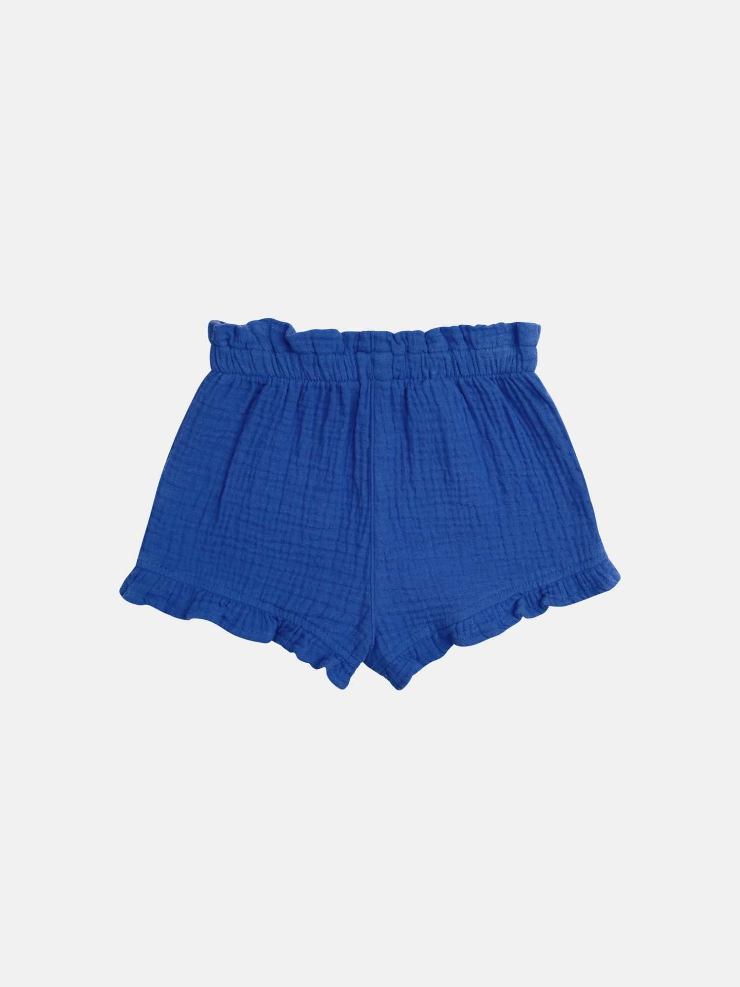 Completo Blu a Fiori e Pantaloni Corti Unici per Bambine - Image 9