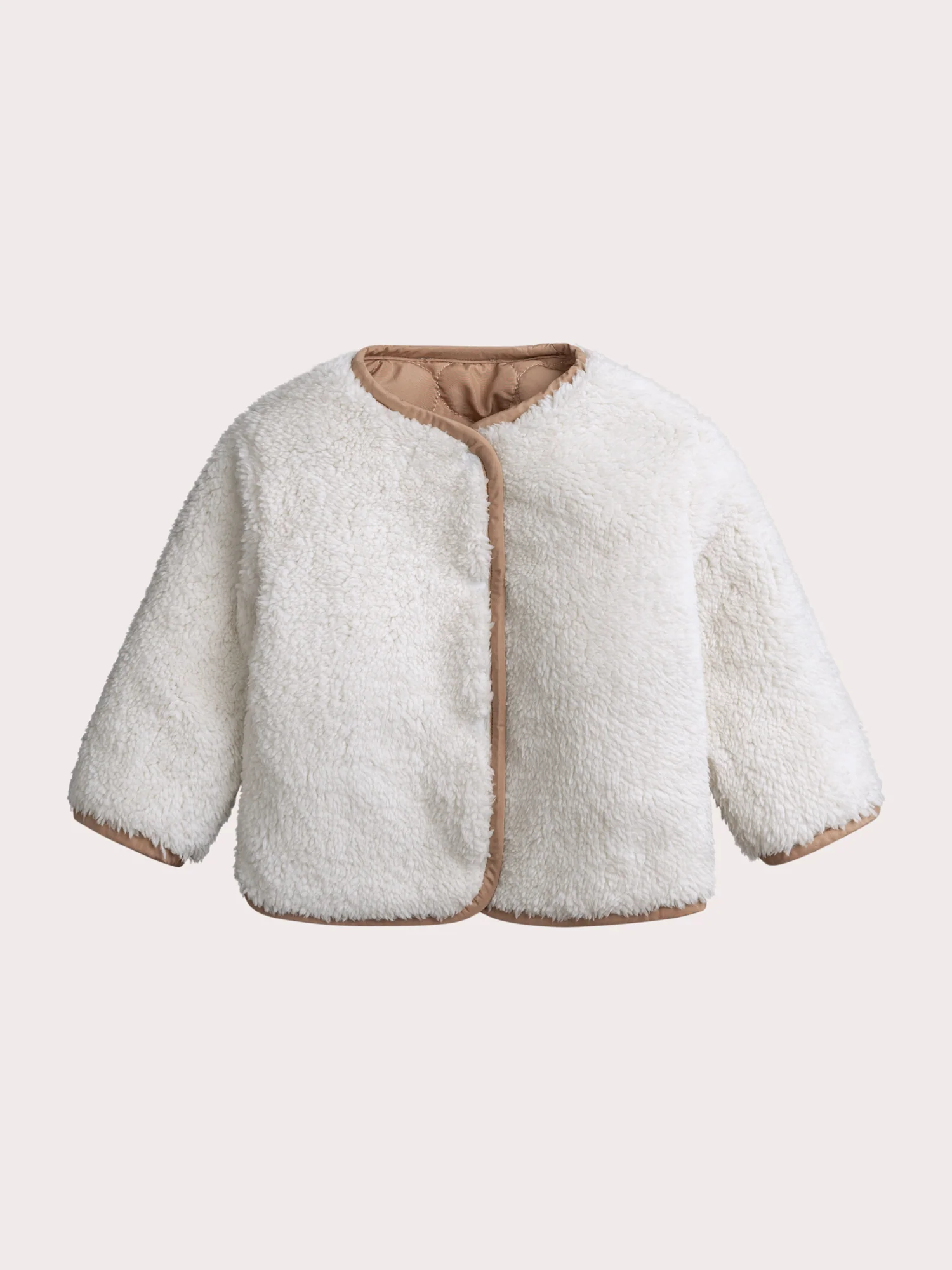 Giacca reversibile in sherpa per neonati - Image 5