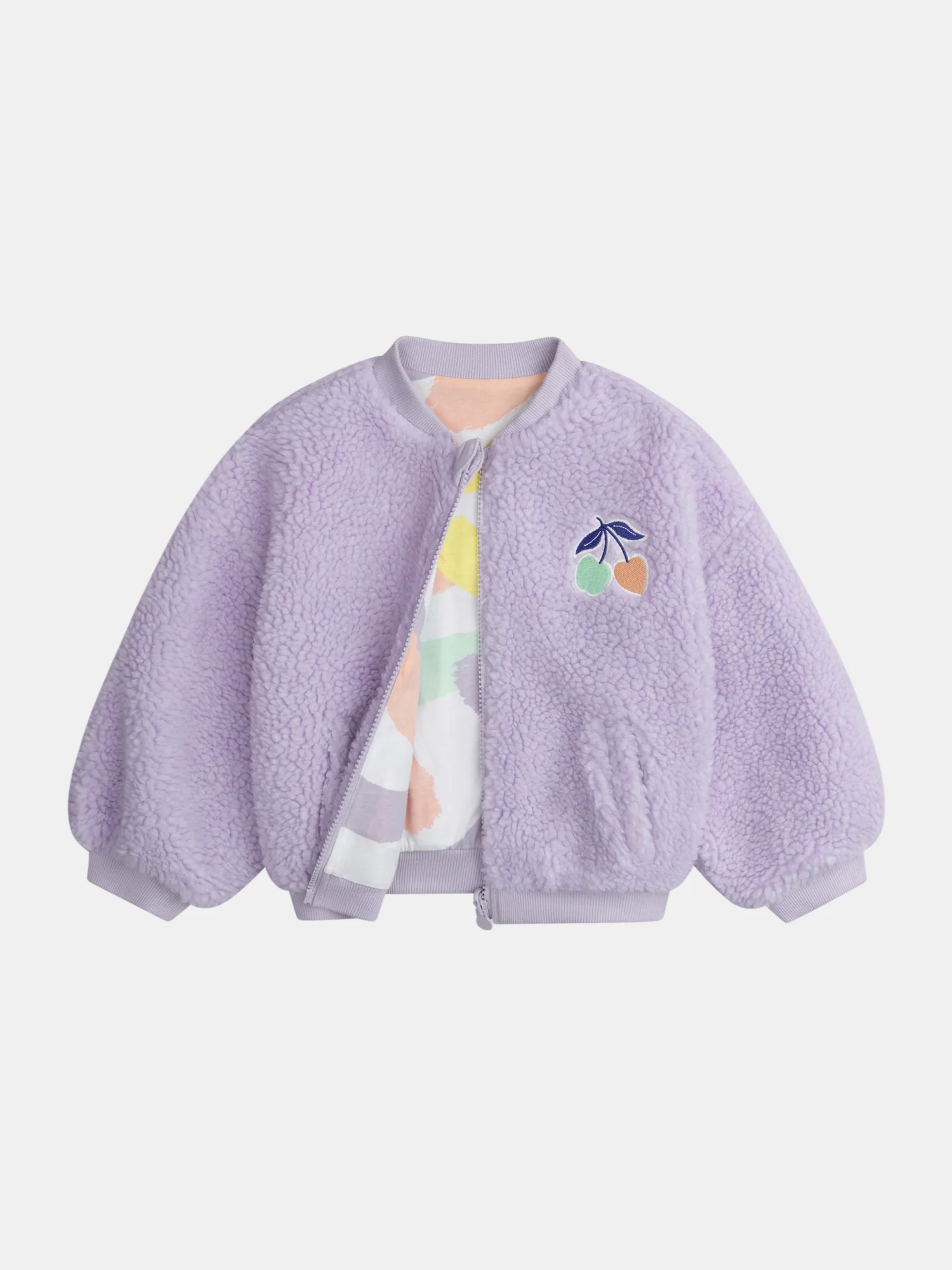 Giacca reversibile viola per ragazze - Image 4