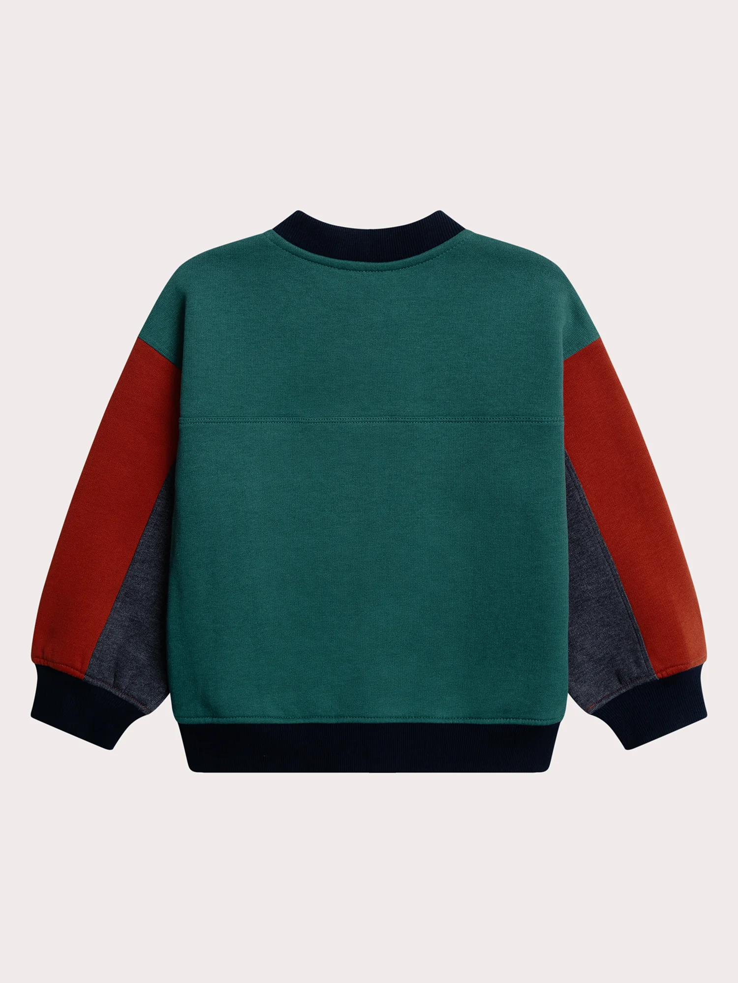 Giacca Teddy in Fleece Colorblock - Image 4