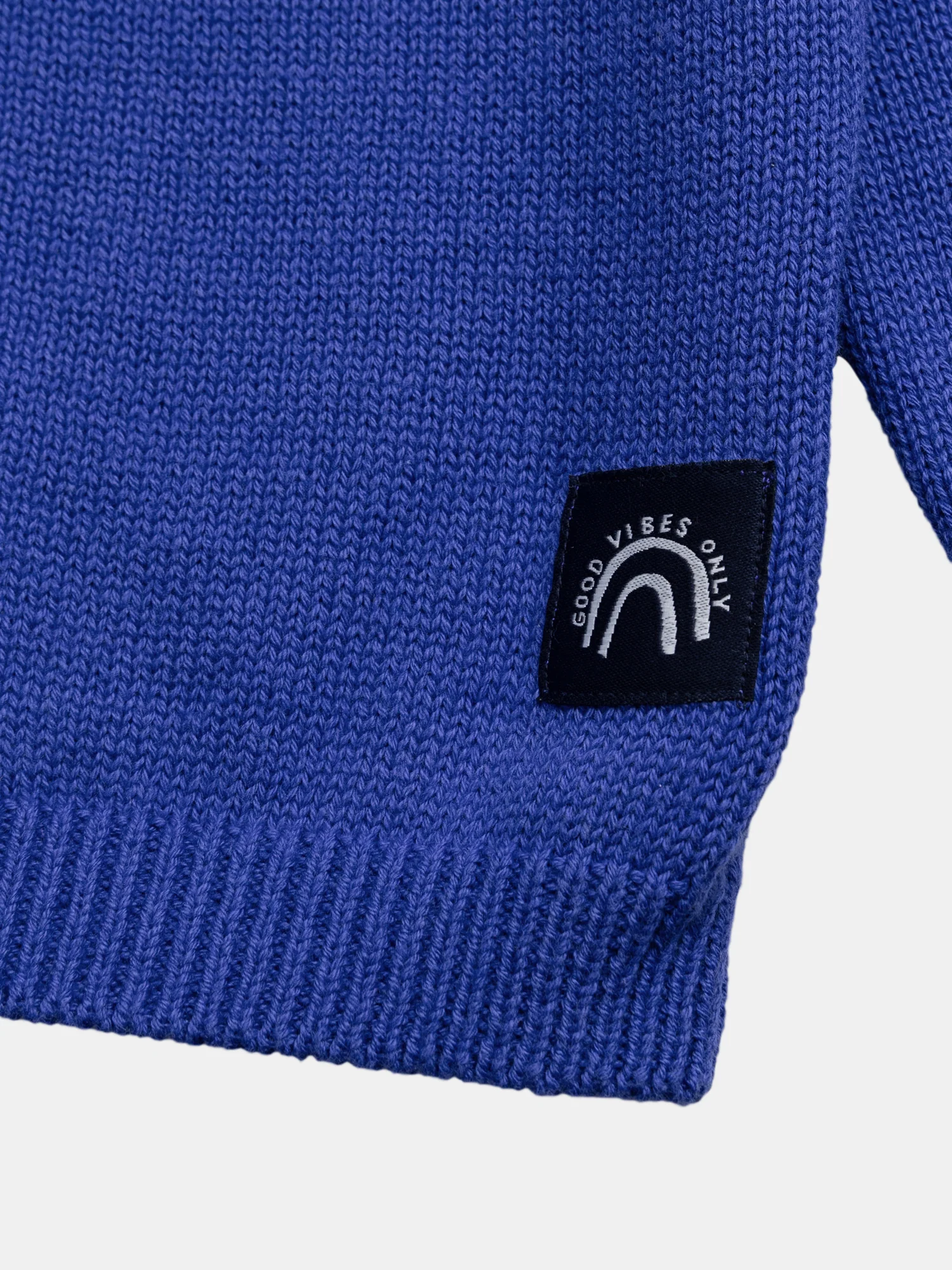 Gilet blu a maniche lunghe per ragazzo - Image 3
