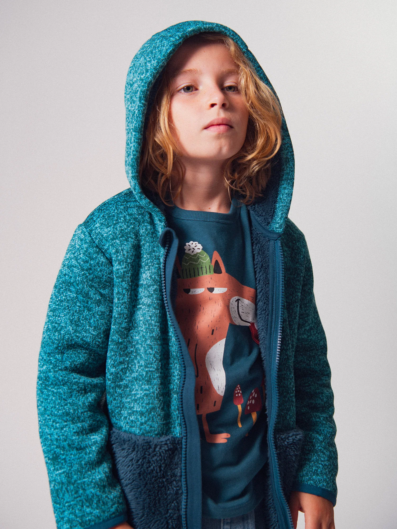 Gilet Doppio Caldo Blu - Image 5