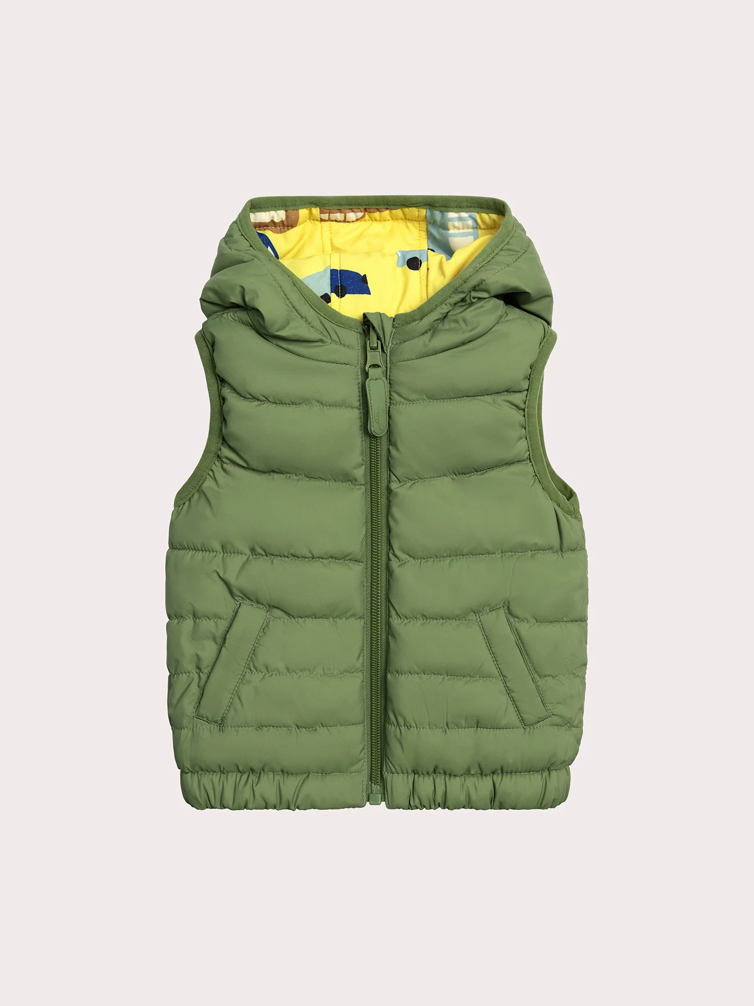 Gilet Reversibile Khaki per Bebè Ragazzo - Image 4