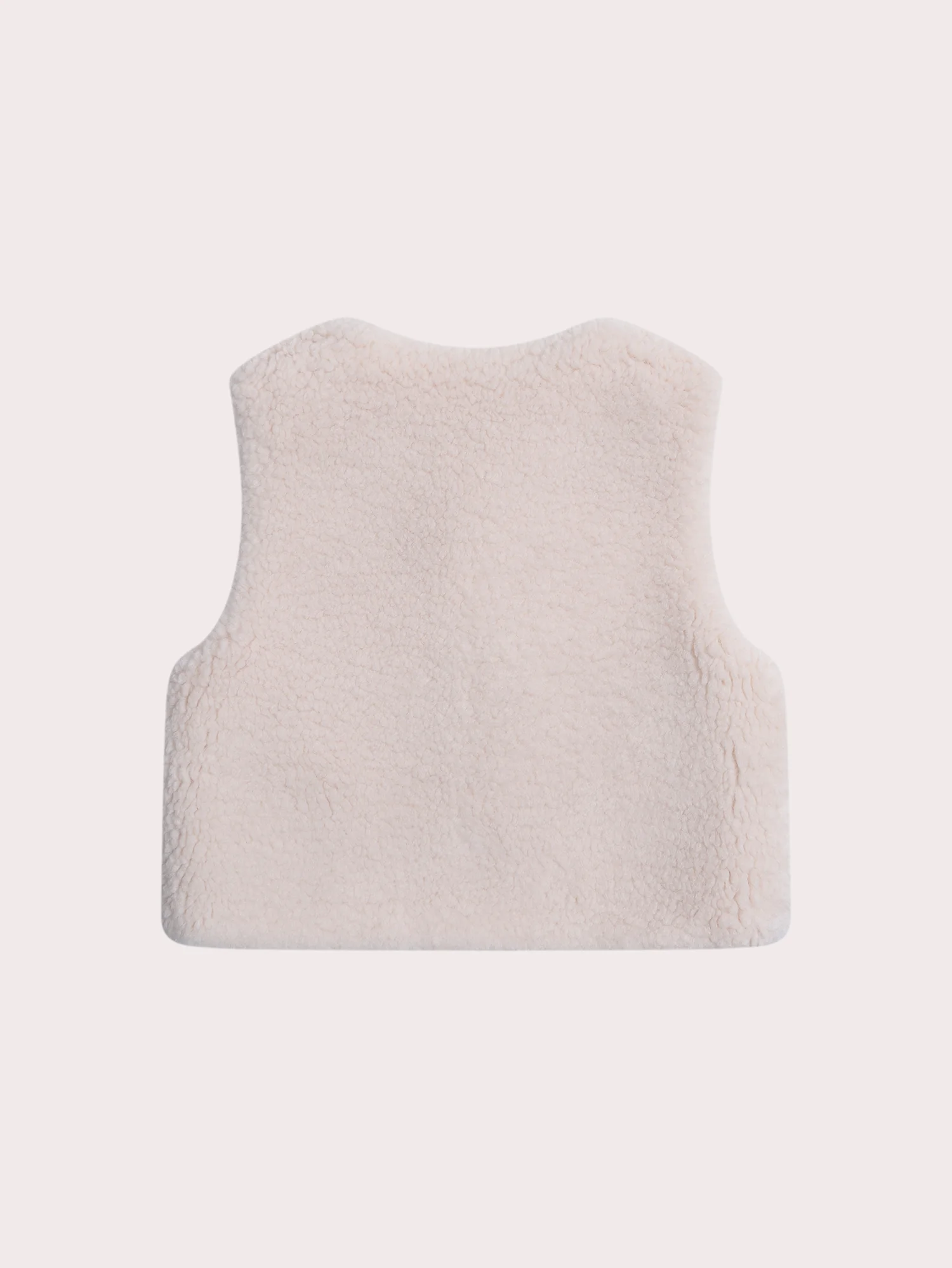 Gilet senza maniche effetto pecora - Image 6