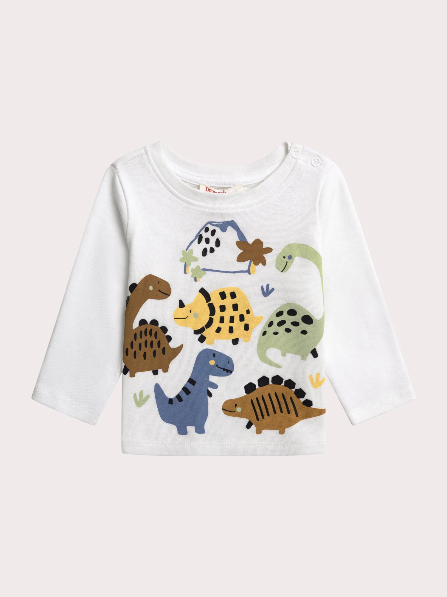 T-shirt dinosauro per neonati maschi