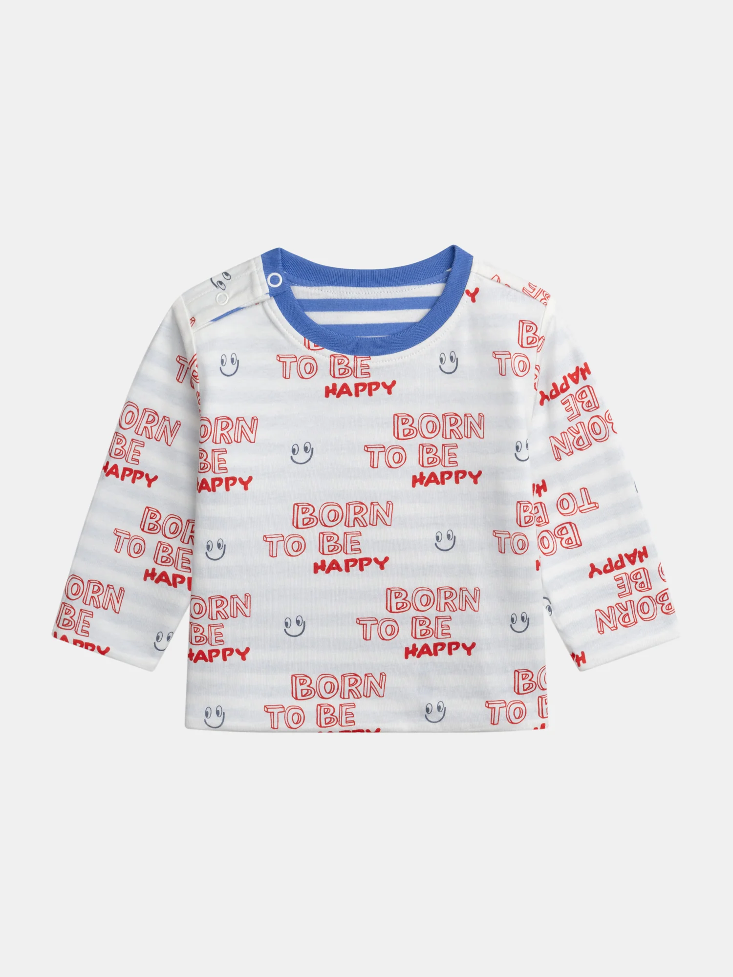 T-shirt reversibile con motivo « BORN TO BE HAPPY » per bambino - Image 3