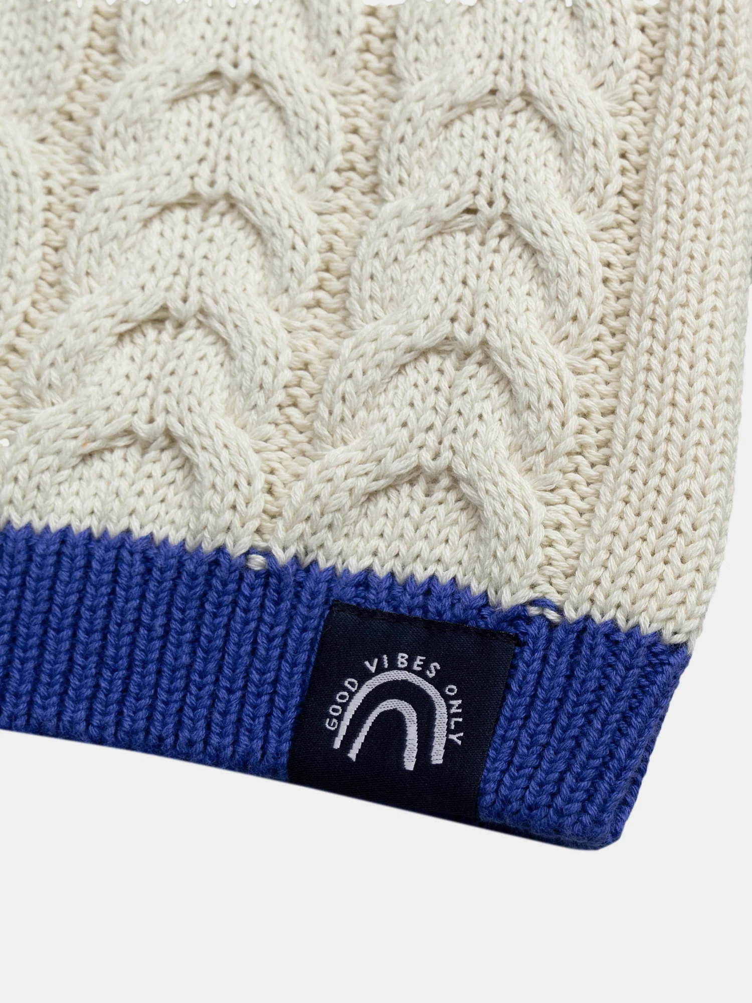 Maglione Beige con Dettagli Blu per Ragazzi - Image 7
