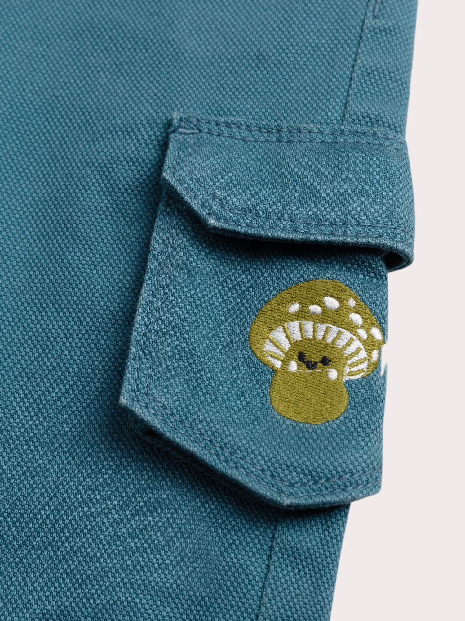 Pantaloni blu pavone per neonato bambino - Image 3
