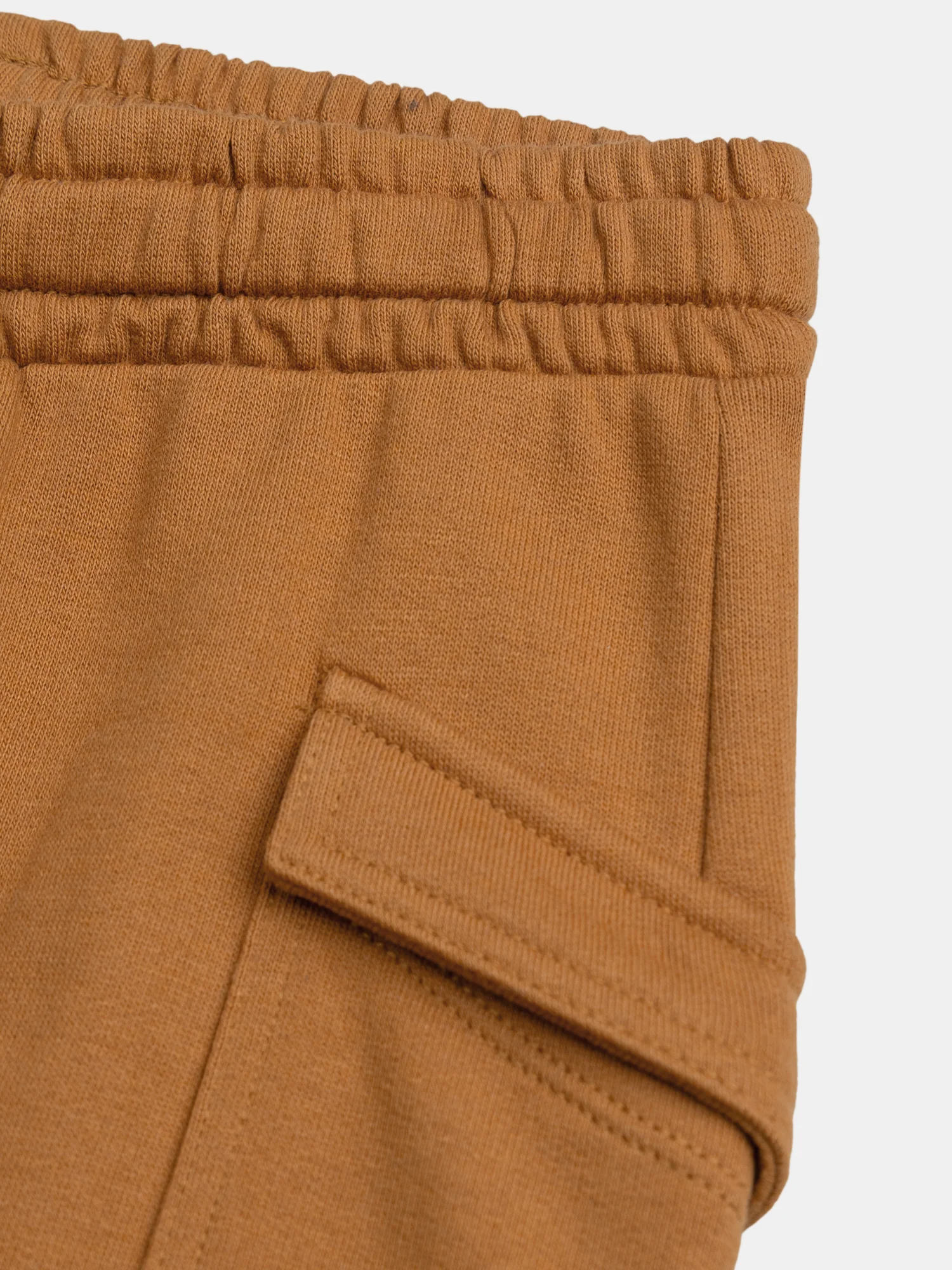 Pantaloni in felpa marroni foderati per bambini - Image 5