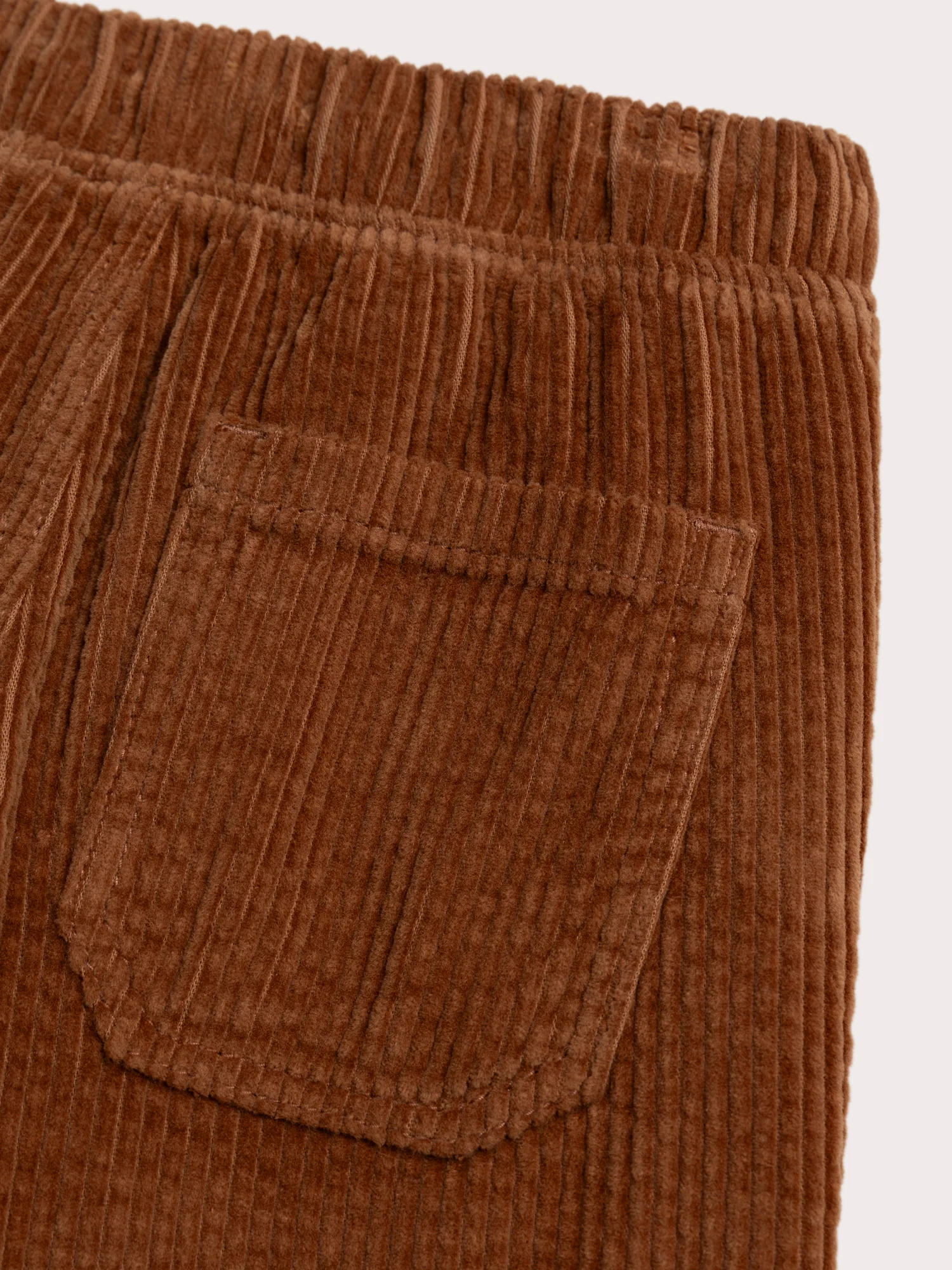Pantaloni in velluto a coste bordeaux foderati caldi - Image 5