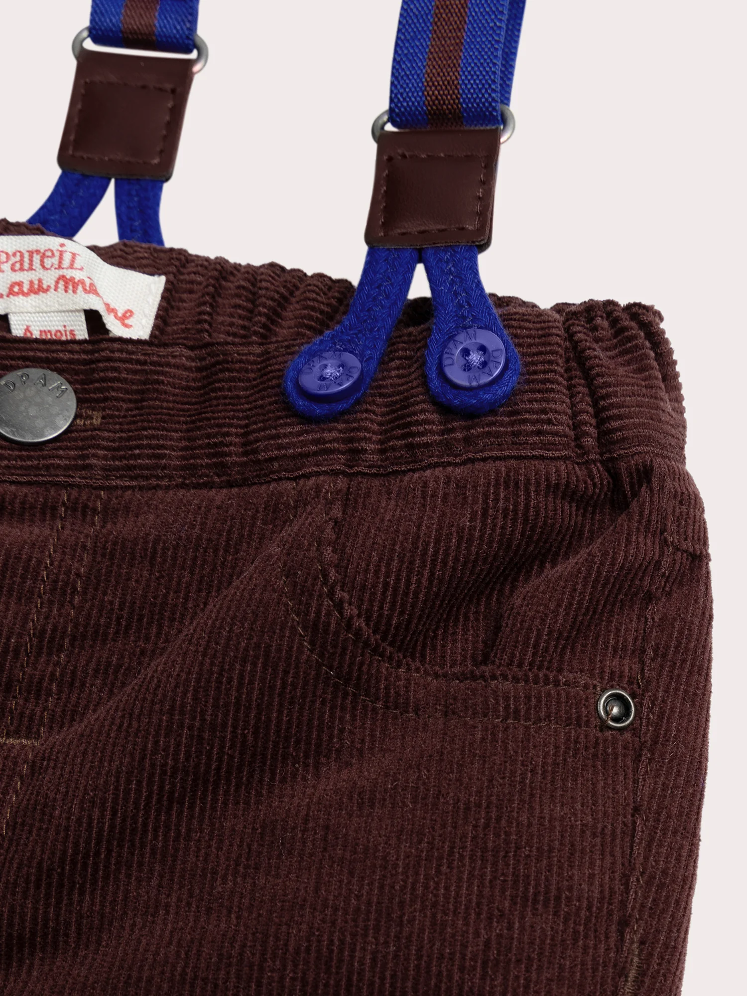 Pantaloni marroni per bebé ragazzo - Image 3