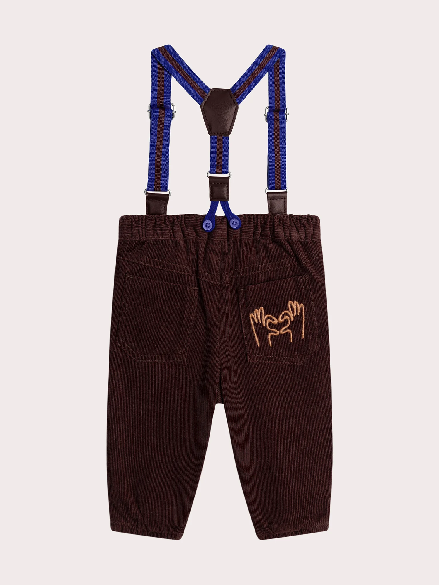 Pantaloni marroni per bebé ragazzo - Image 5