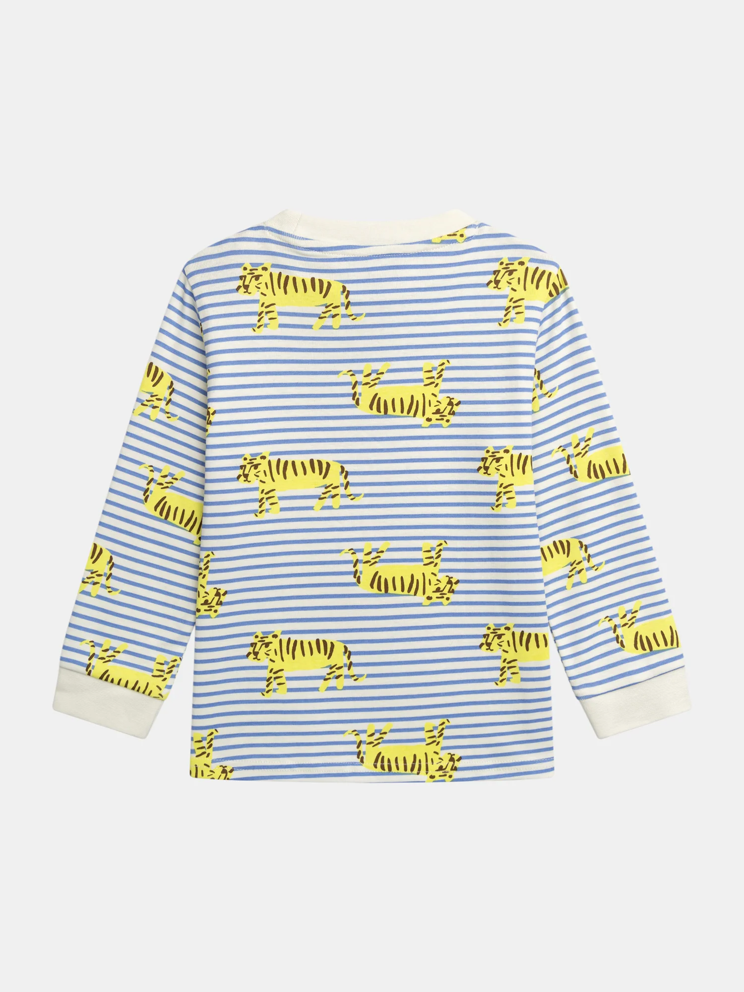 Pigiama a righe con stampa integrale di tigre per bambino - Image 7