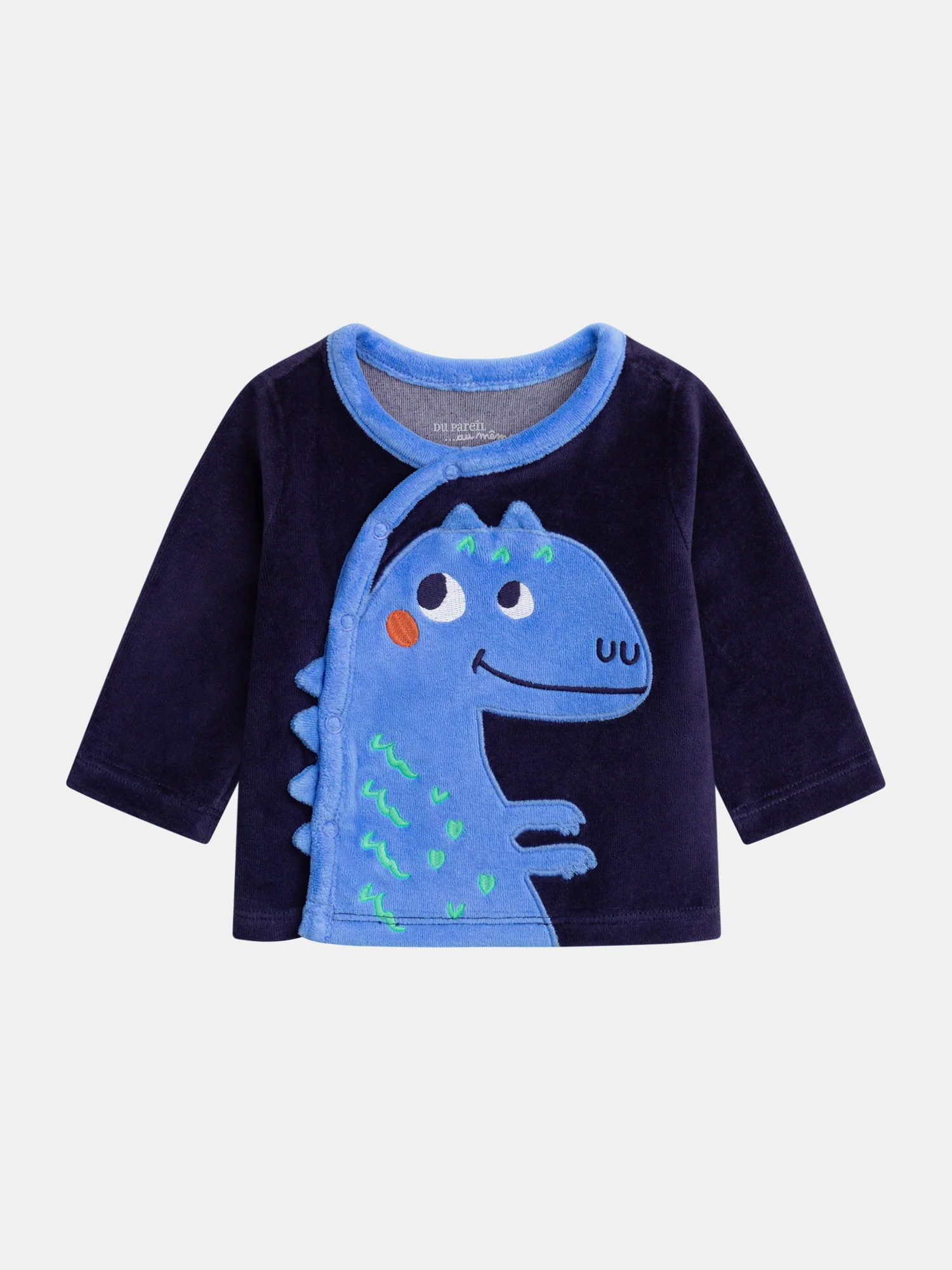 Pigiama Blu Notte con Motivo Dinosauro per Bambino - Image 4