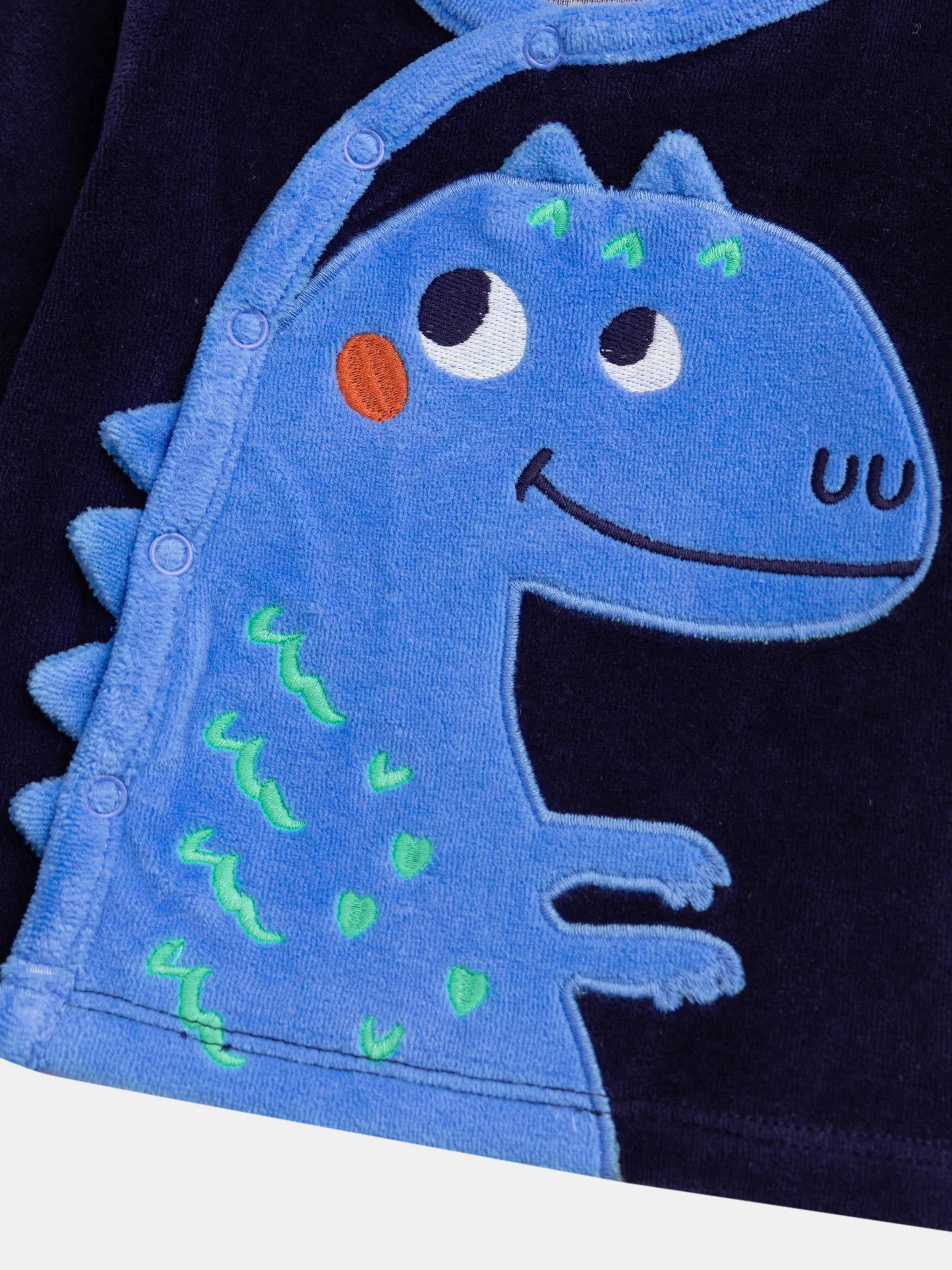 Pigiama Blu Notte con Motivo Dinosauro per Bambino - Image 5