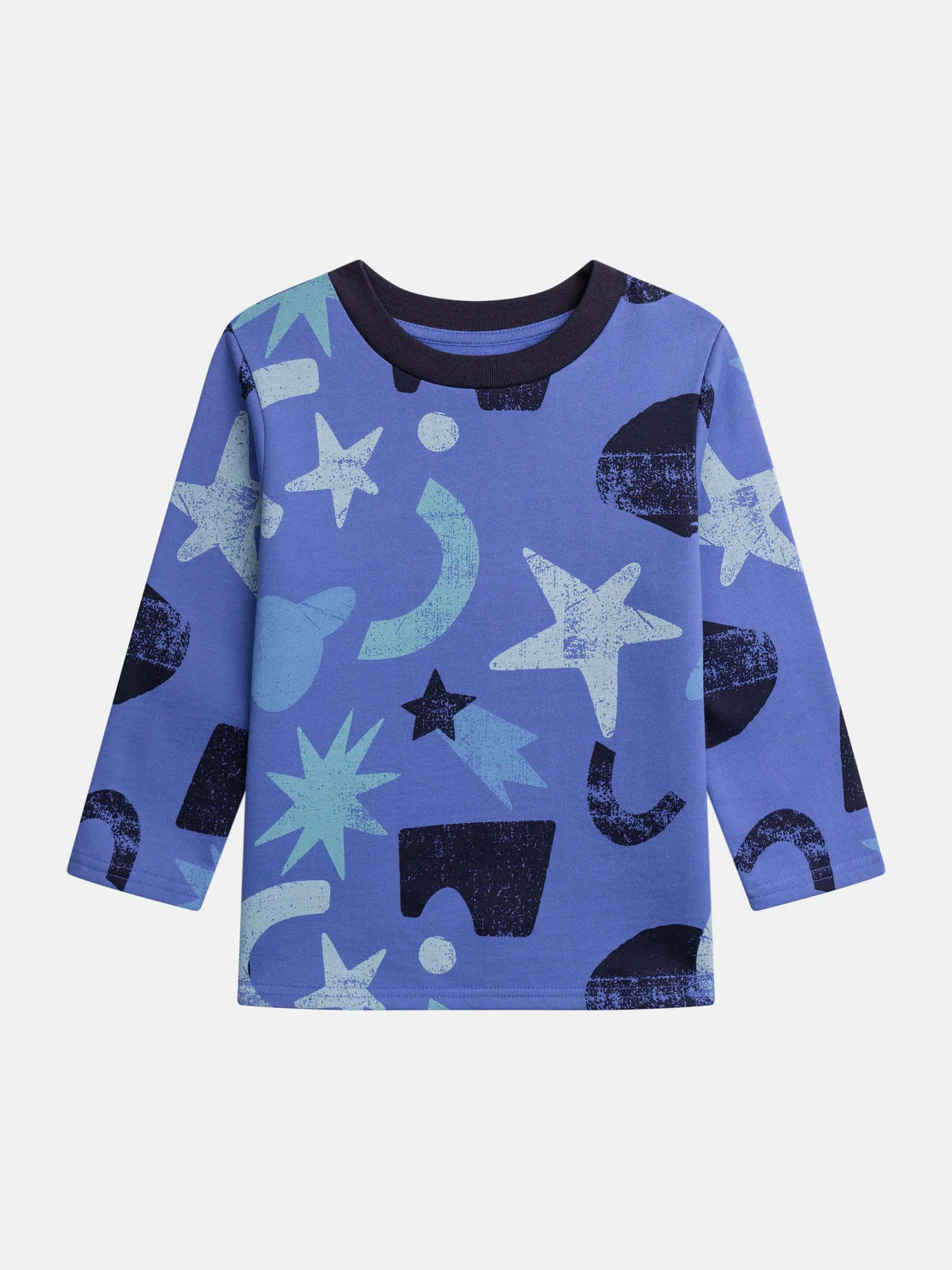 Pigiama Fosforescente Blu Nattier Stampato Galassia per Ragazzi - Image 4