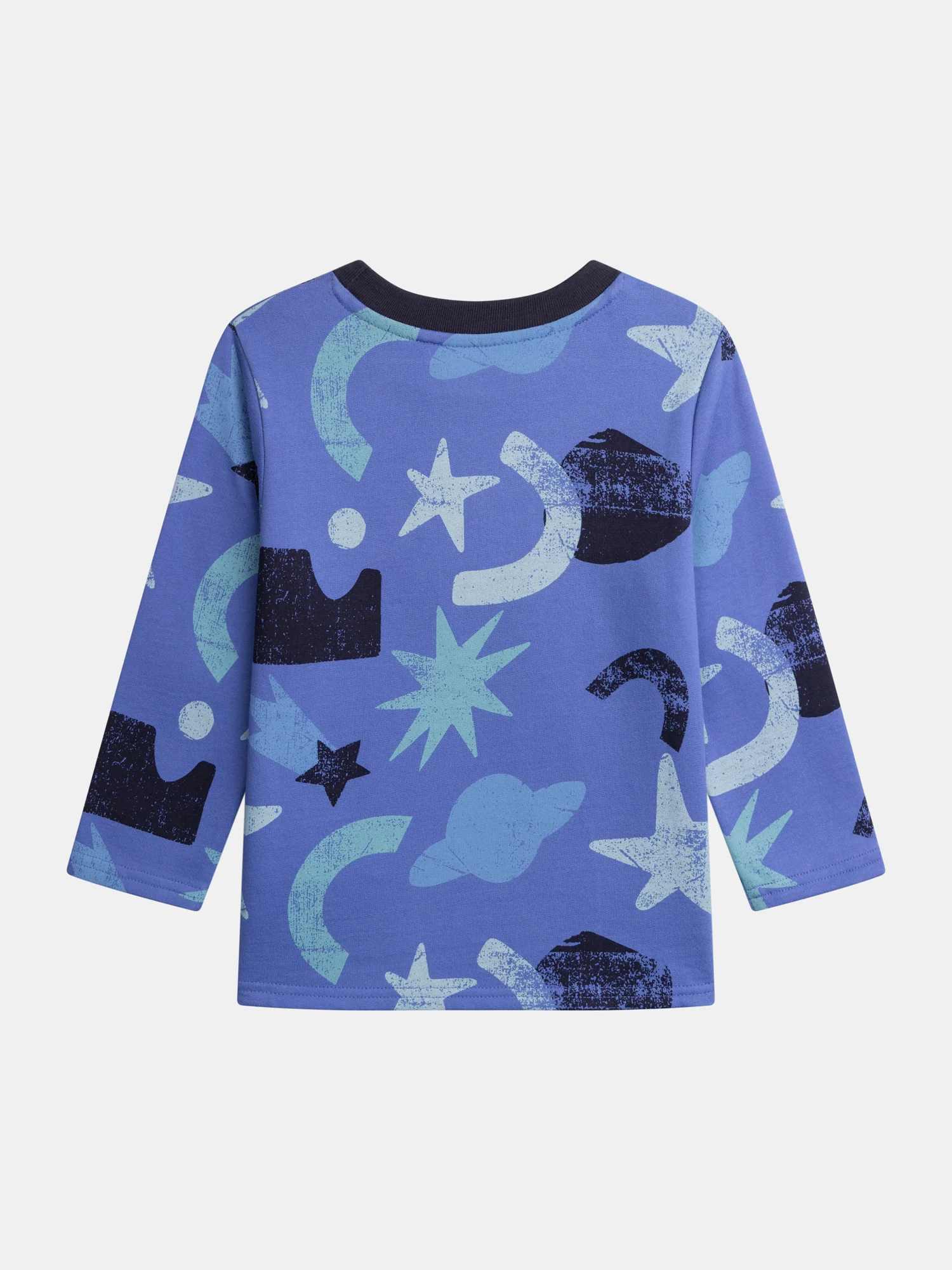 Pigiama Fosforescente Blu Nattier Stampato Galassia per Ragazzi - Image 7