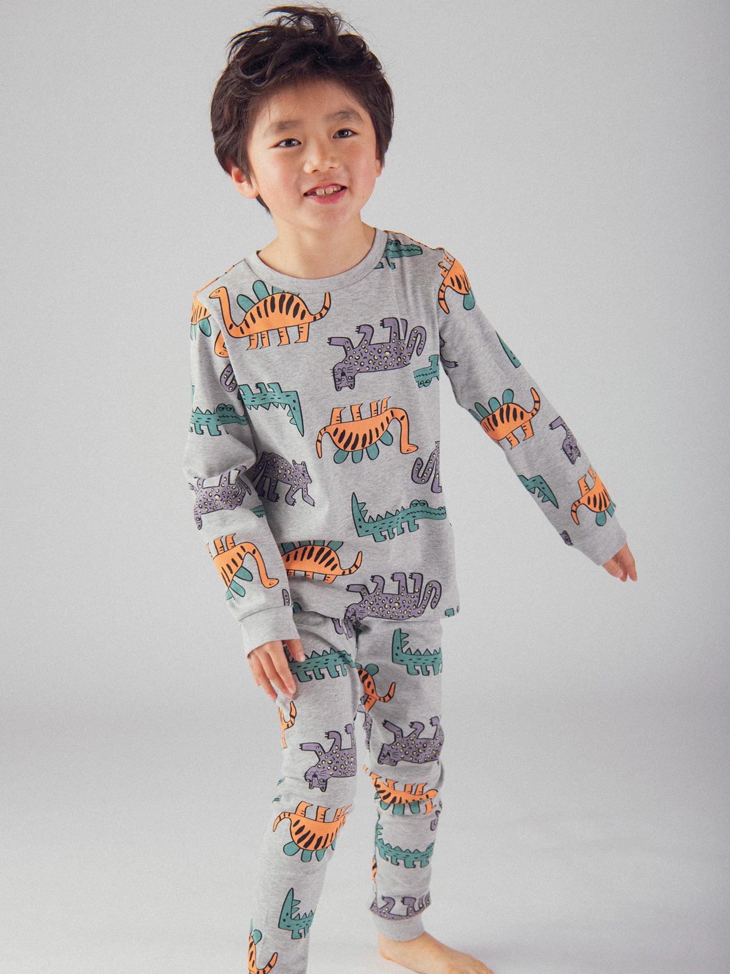Pyjama avec imprimé intégral "Dino & Friends" pour enfant garçon - Image 3