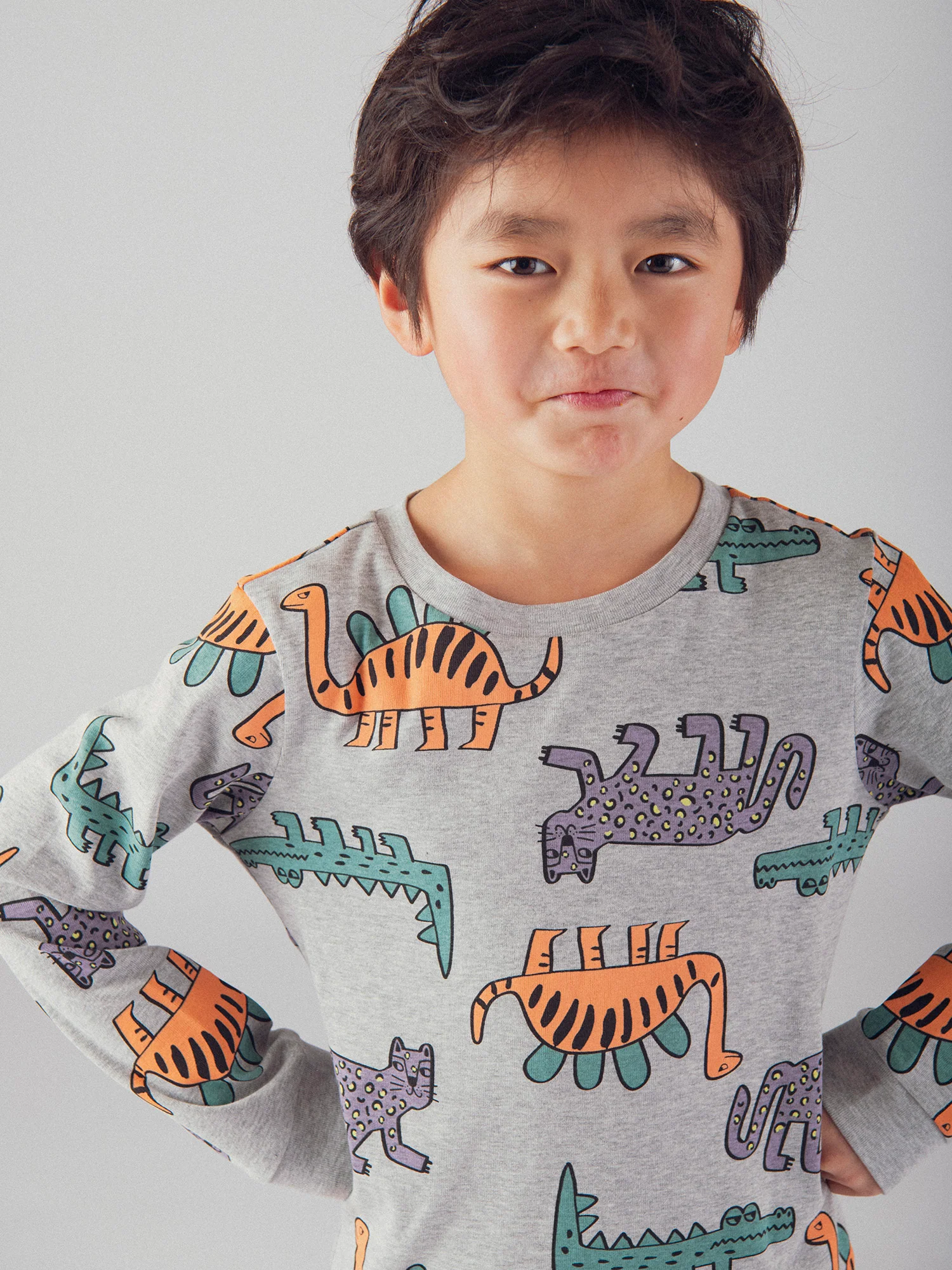 Pyjama avec imprimé intégral "Dino & Friends" pour enfant garçon - Image 4