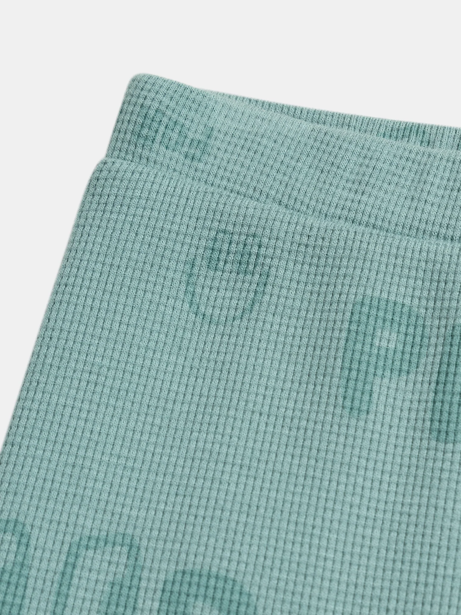 Pyjama vert "Good Vibes" en maille gaufrée pour enfant garçon - Image 9
