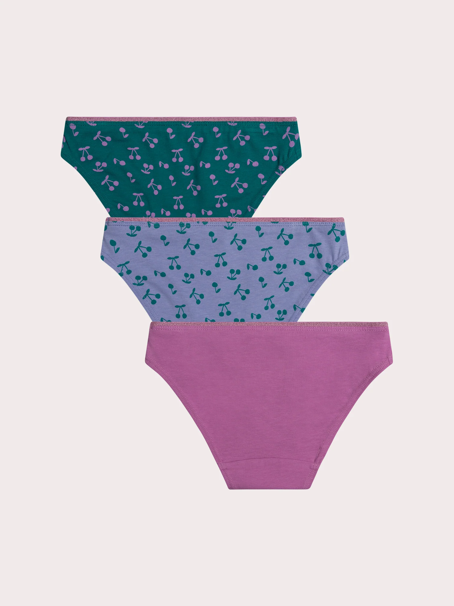 Set di 3 Mutandine Ciliegie per Bambine - Image 5