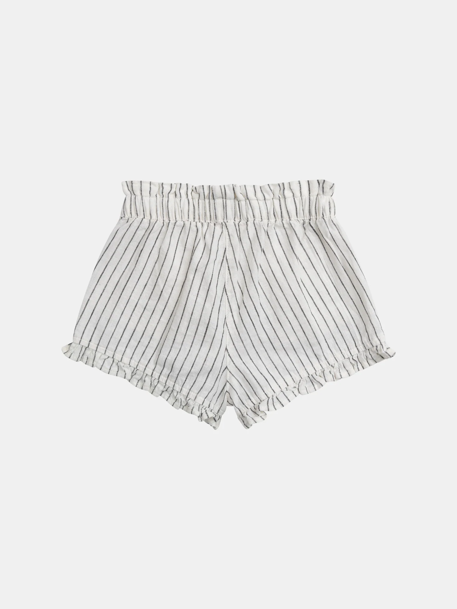 Shorts Striati in Lino e Cotone per Bambina - Image 6