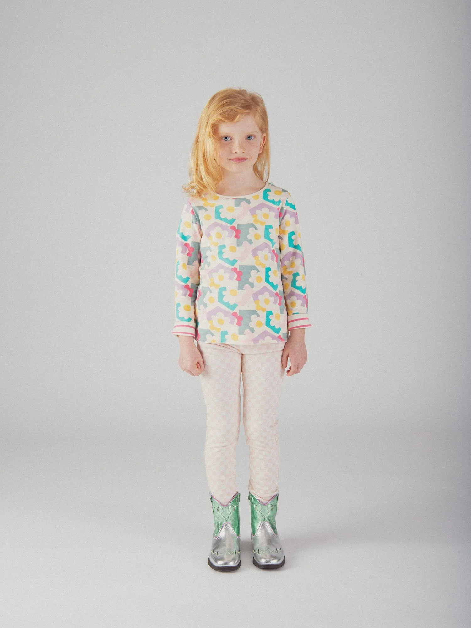 T-shirt a maniche lunghe reversibile per ragazze - Image 11