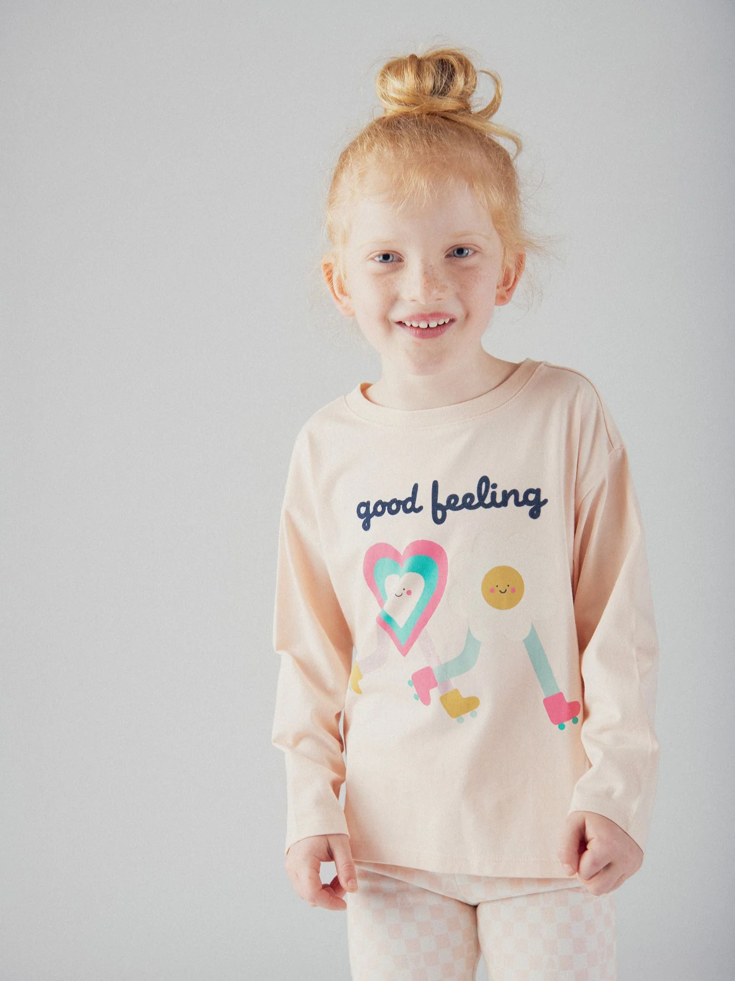 T-shirt a Maniche Lunghe Good Feeling per Ragazze - Image 3