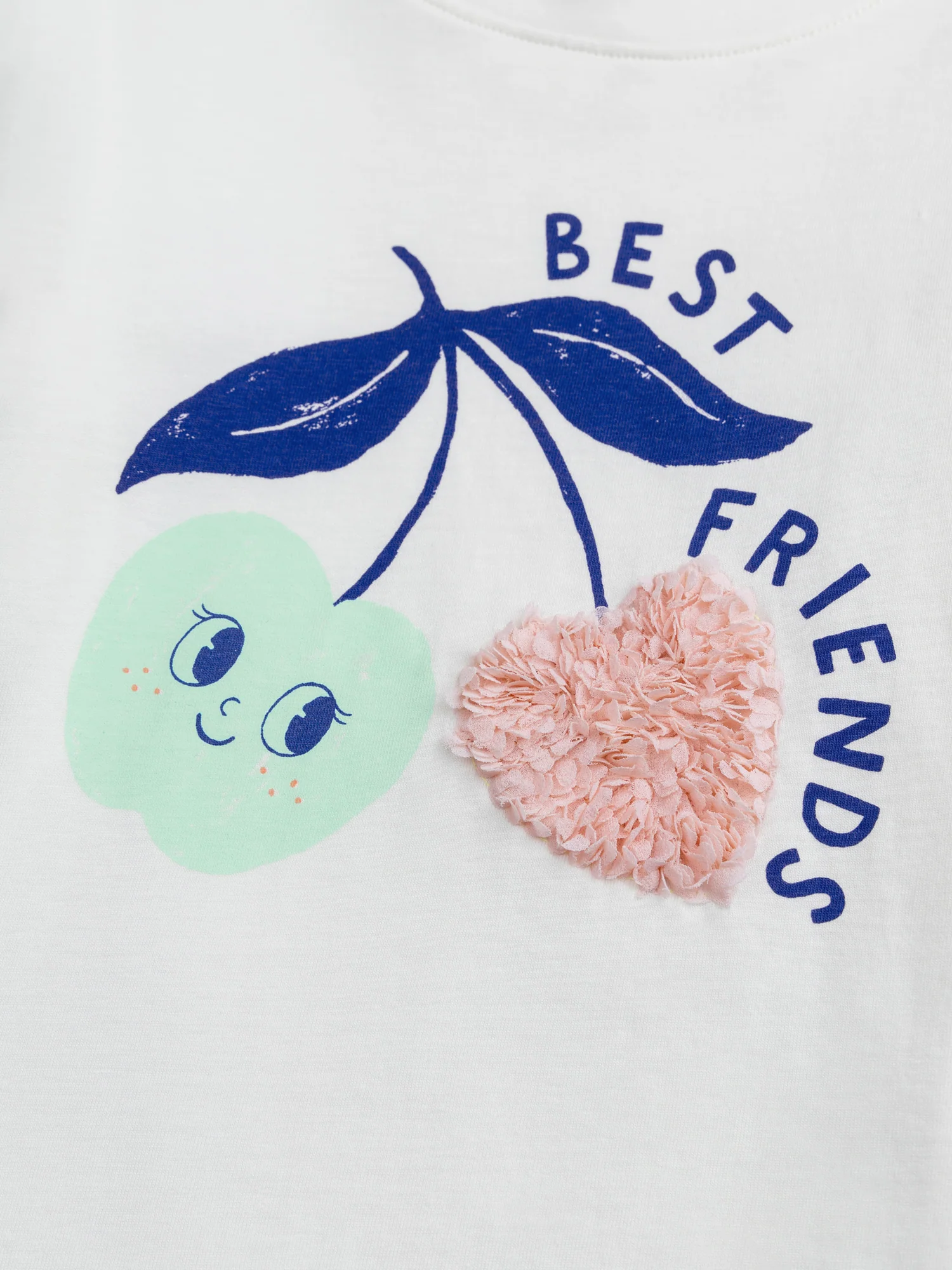 T-Shirt a Maniche Lungo con Animazione di Ciliegie per Ragazze - Image 4