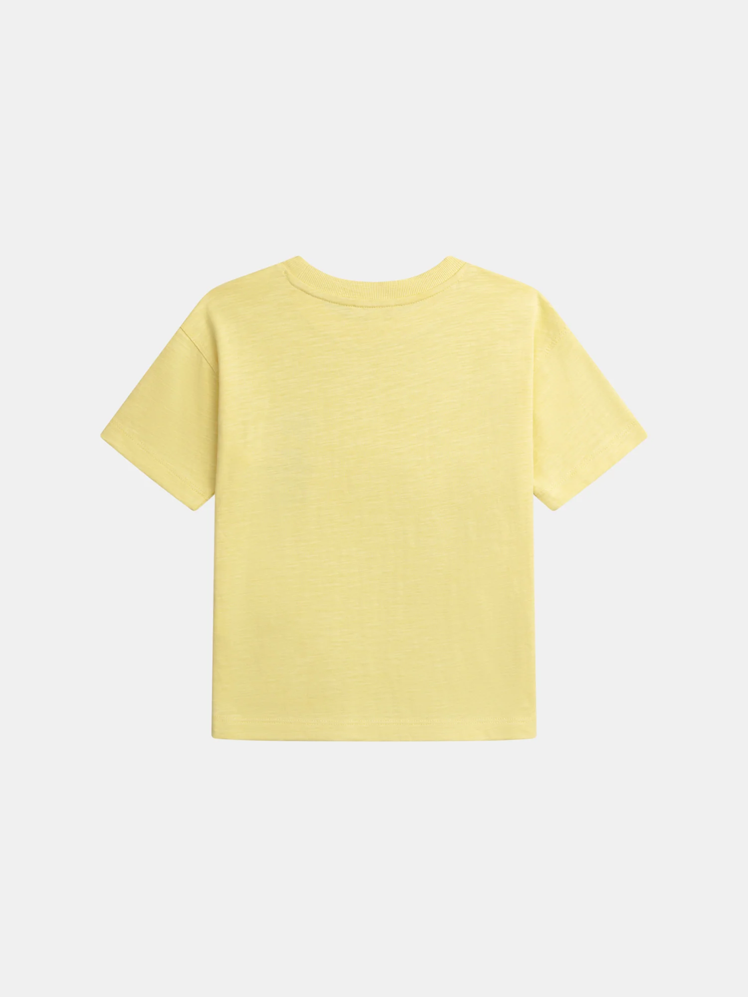 T-shirt gialla a manica corta con animazione surf per ragazzi - Image 5