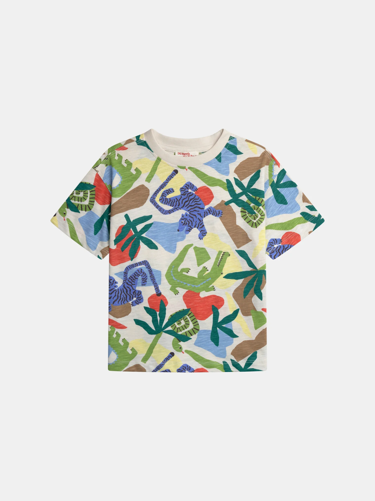 T-shirt con stampa di animali per ragazzi