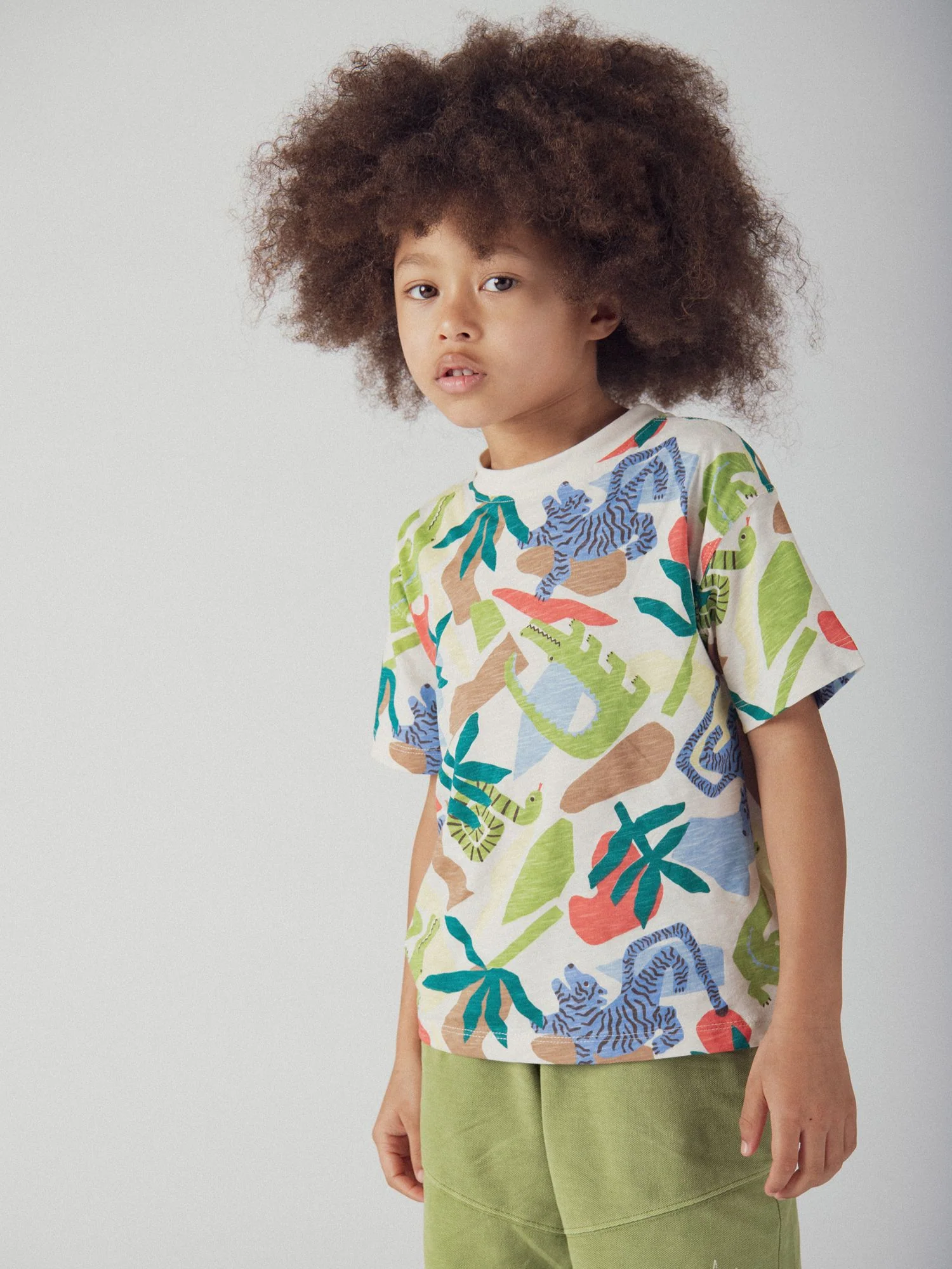 T-shirt con stampa di animali per ragazzi - Image 3