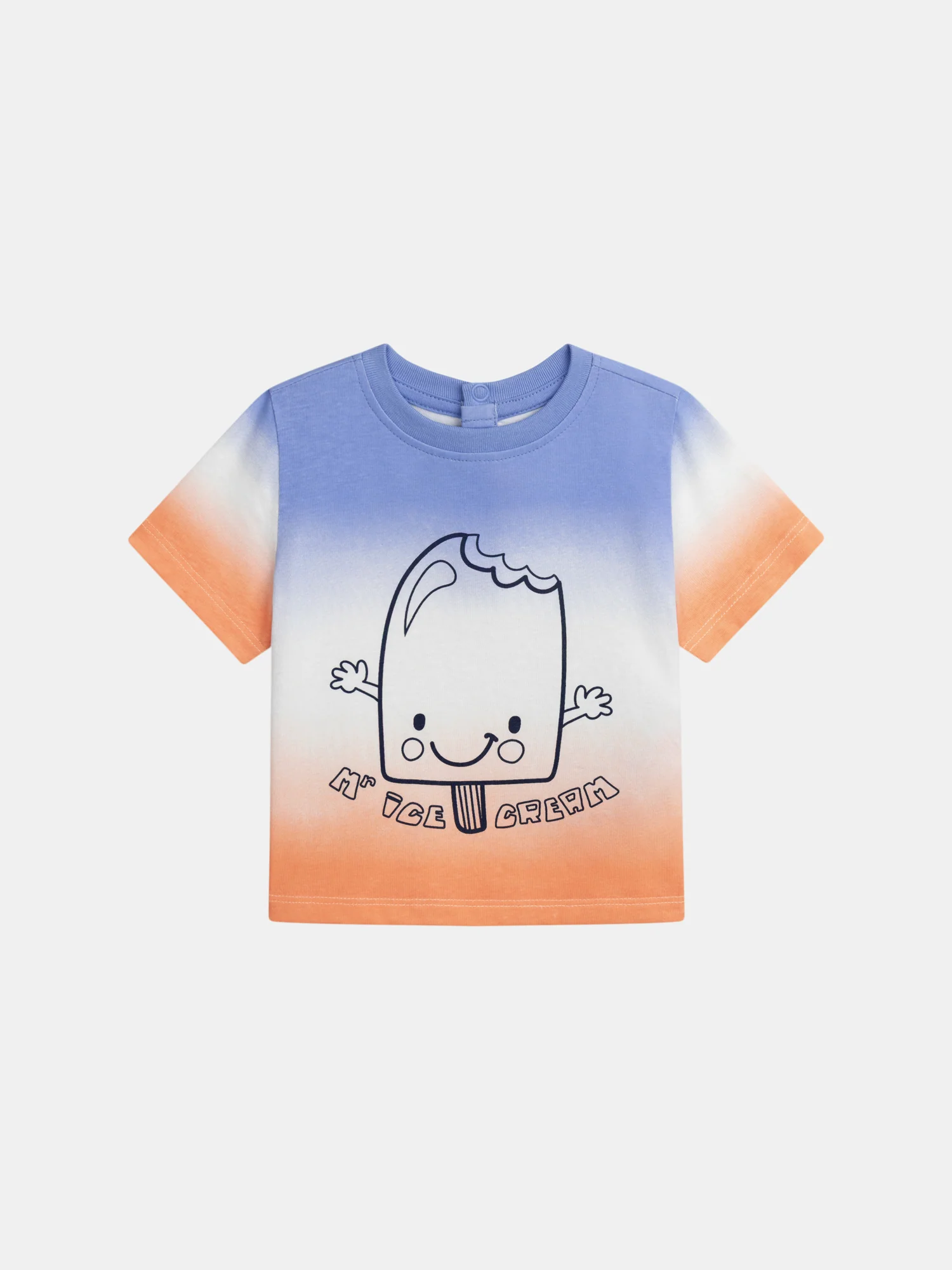 T-shirt "Tie and Dye" con motivo di gelato per bambino